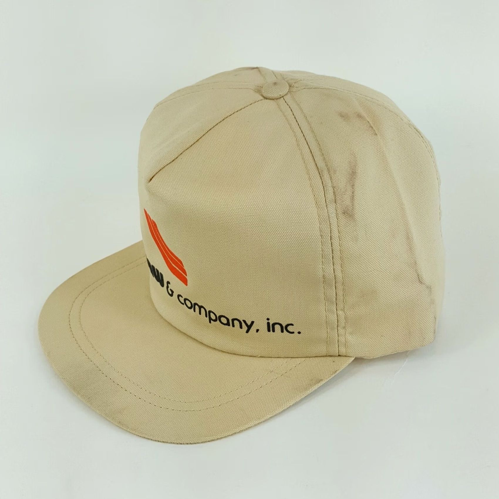 Vintage VINTAGE Laidlaw Transport USA Made Trucker Hat Adjustable Snapback Hipster Cap Men Beige 80s 90s Retro USA Hat Snap-Back Size ONE SIZE - 3 Thumbnail