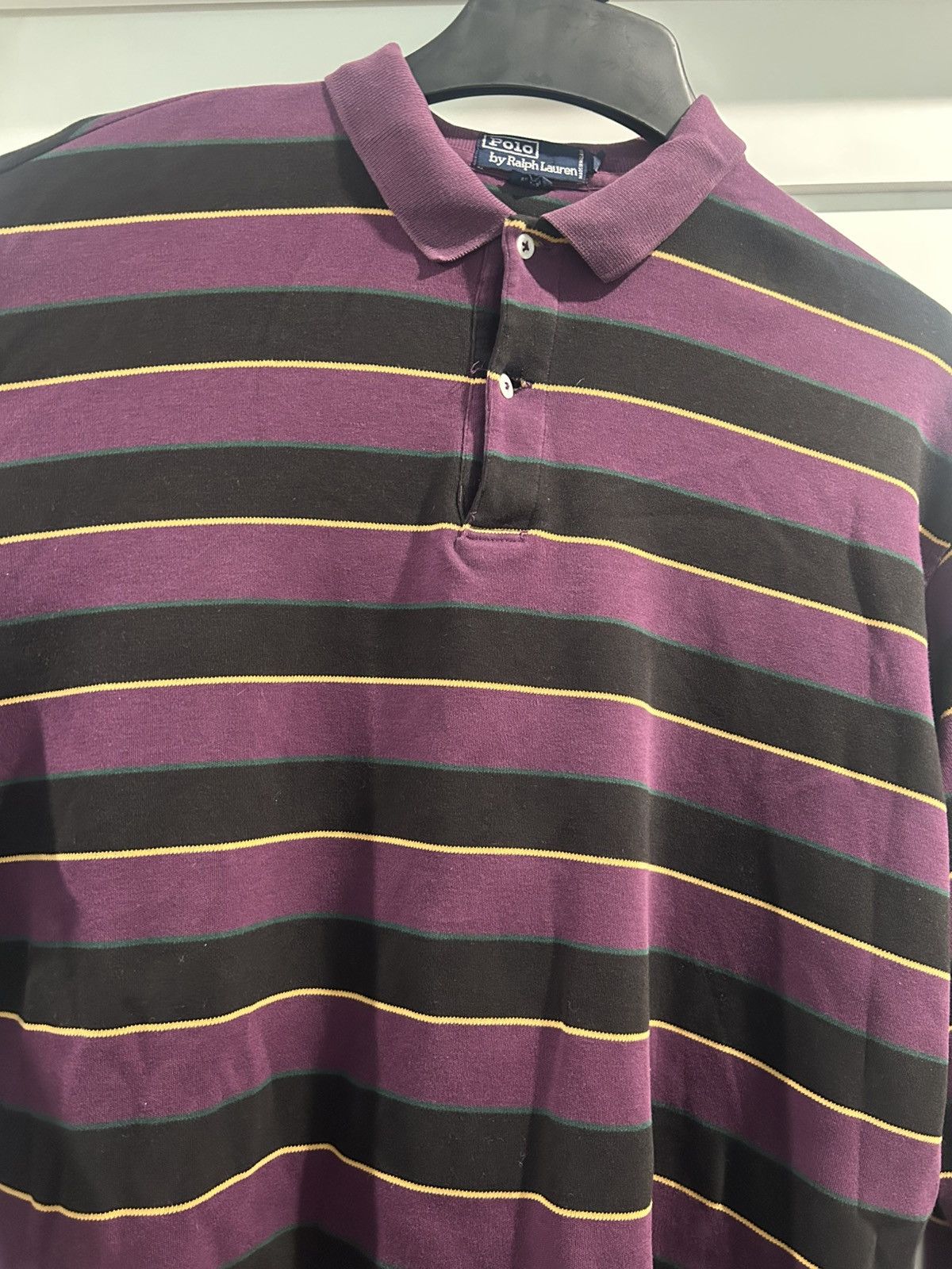 Polo Ralph Lauren Polo Ralph Lauren Striped L/S Polo Shirt Size US L / EU 52-54 / 3 - 2 Thumbnail