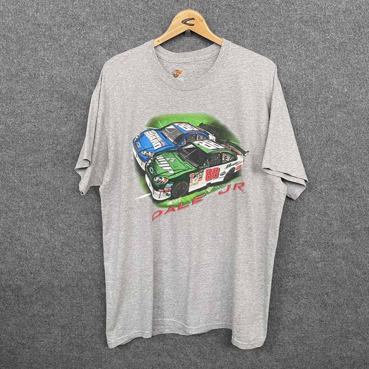 NASCAR Vintage Y2K Nascar Dale Jr T Shirt Size US XL / EU 56 / 4 - 1 Thumbnail