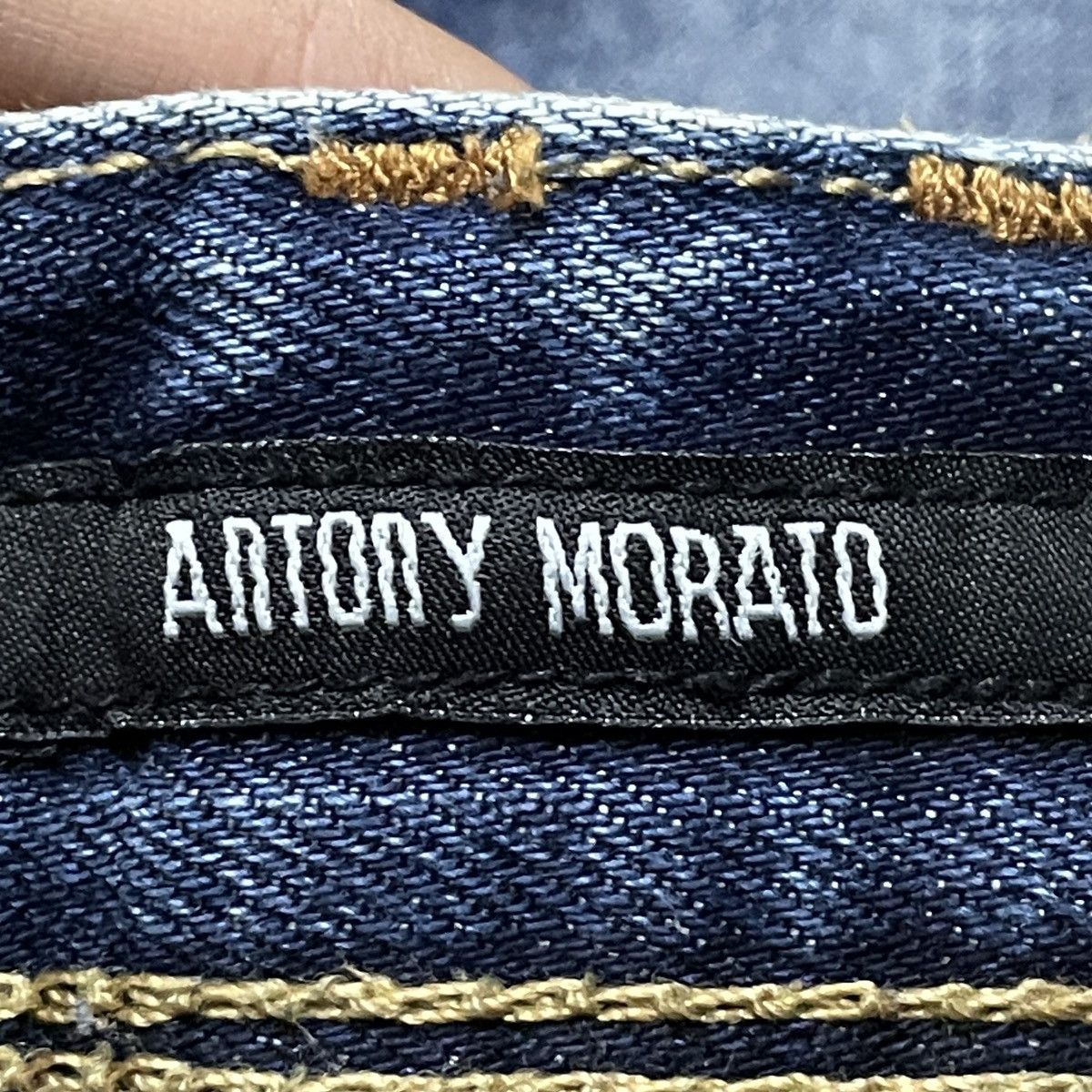 Antony Morato × Designer Rare Design Vintage Antony Morata Distressed Jeans 2000s Size US 36 / EU 52 - 10 Thumbnail