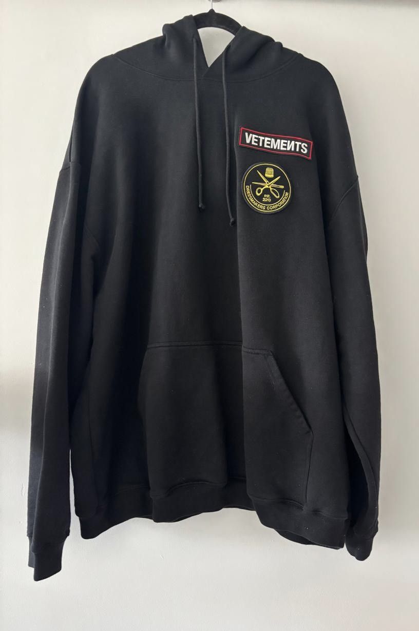 Vetements vetements Police Officer Show Style Zip Hoodie 2503
