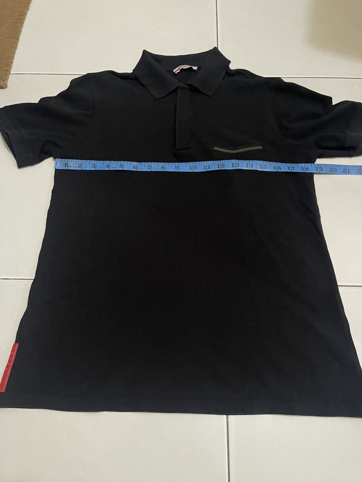 Prada Prada Polo Red Tab Vintage Size US L / EU 52-54 / 3 - 4 Thumbnail