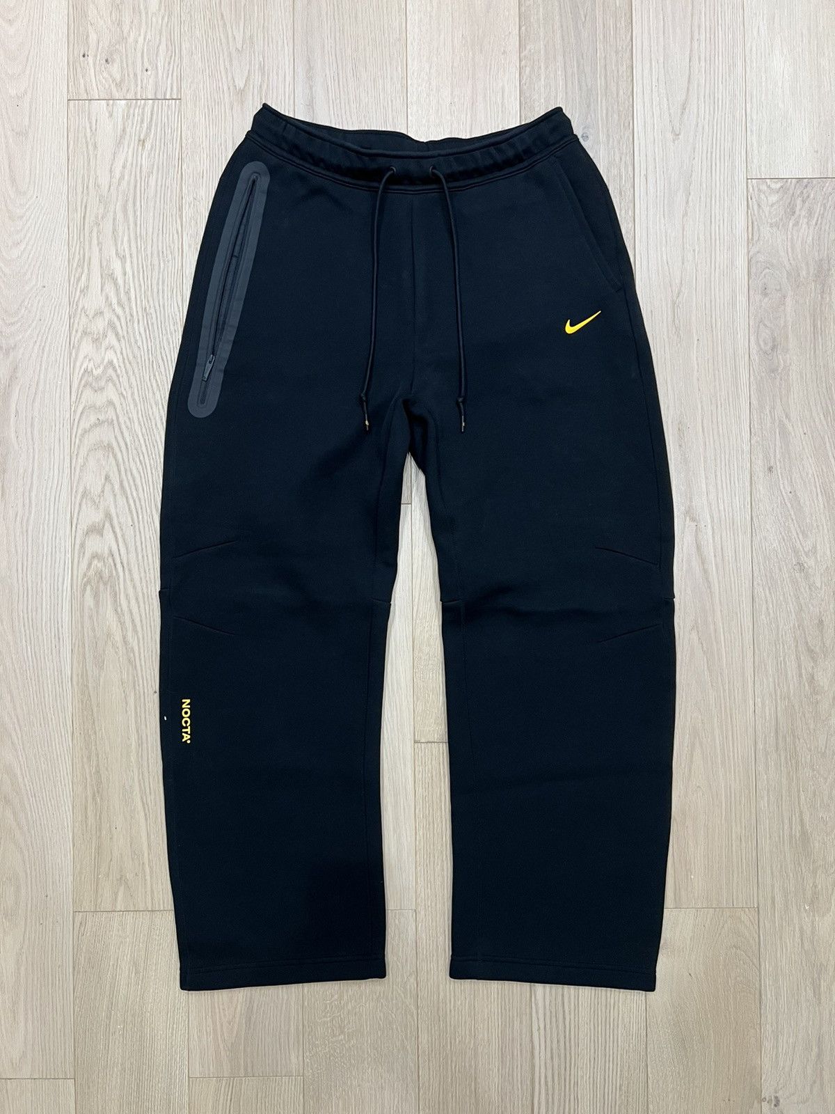 image of Nike X Nocta Tech Fleece Open Hem Pant Size Medium in Black, Men's