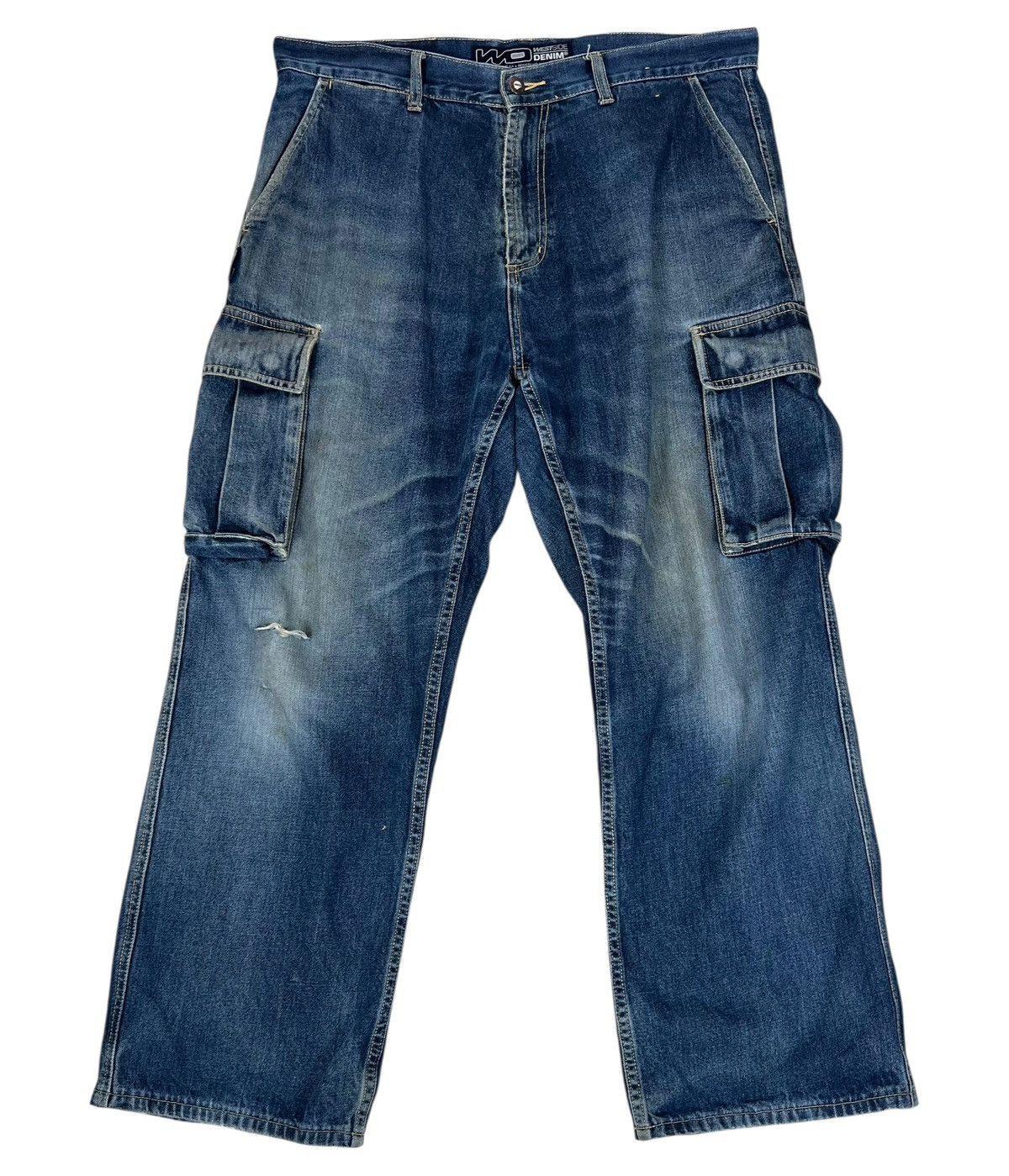 JNCO Vintage Distressed WESTSIDE DENIM Baggy Jeans Size US 36 / EU 52 - 1 Thumbnail