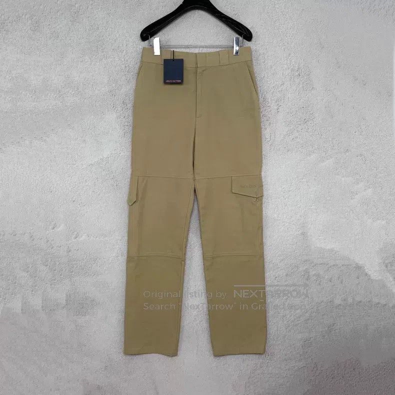 Louis Vuitton Louis Vuitton FW22 Solid Pocket Pin Embroidered logo Slack Size US 38 / EU 54 - 1 Thumbnail