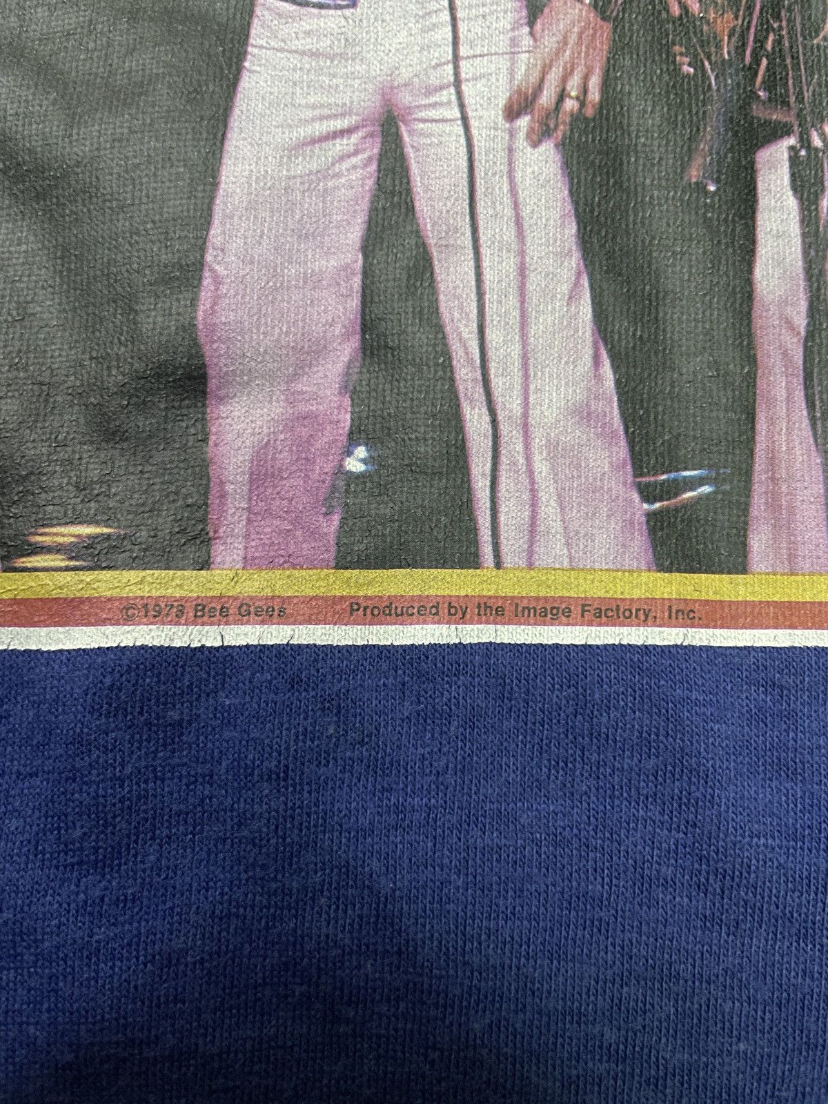 Band Tees × Vintage RARE Vintage 70s Bee Gees “IRON-ON” Band Tees Size US XS / EU 42 / 0 - 3 Thumbnail