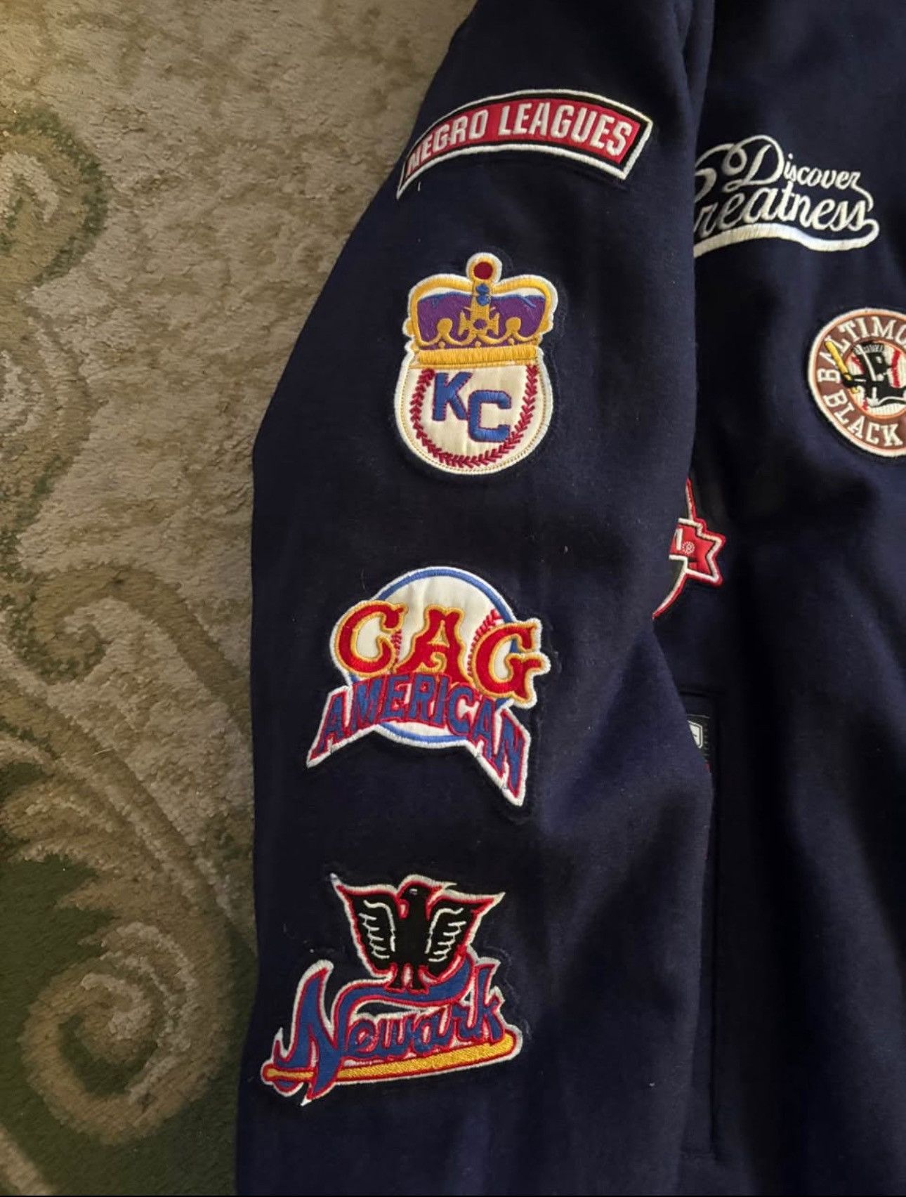 Other Negro League Letterman jacket size XXL Size US XXL / EU 58 / 5 - 5 Thumbnail