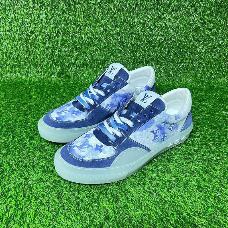 Louis Vuitton Louis Vuitton Ollie Colorblock Leather Sneakers for Men 0079 Size US 11 / EU 44 - 1 Thumbnail