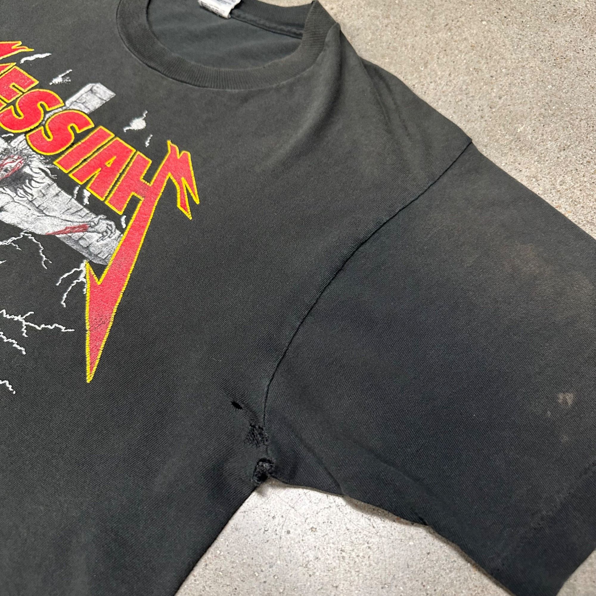 Vintage Vintage 90s Messiah Justification Jesus Kerusso Shirt Size US L / EU 52-54 / 3 - 4 Thumbnail