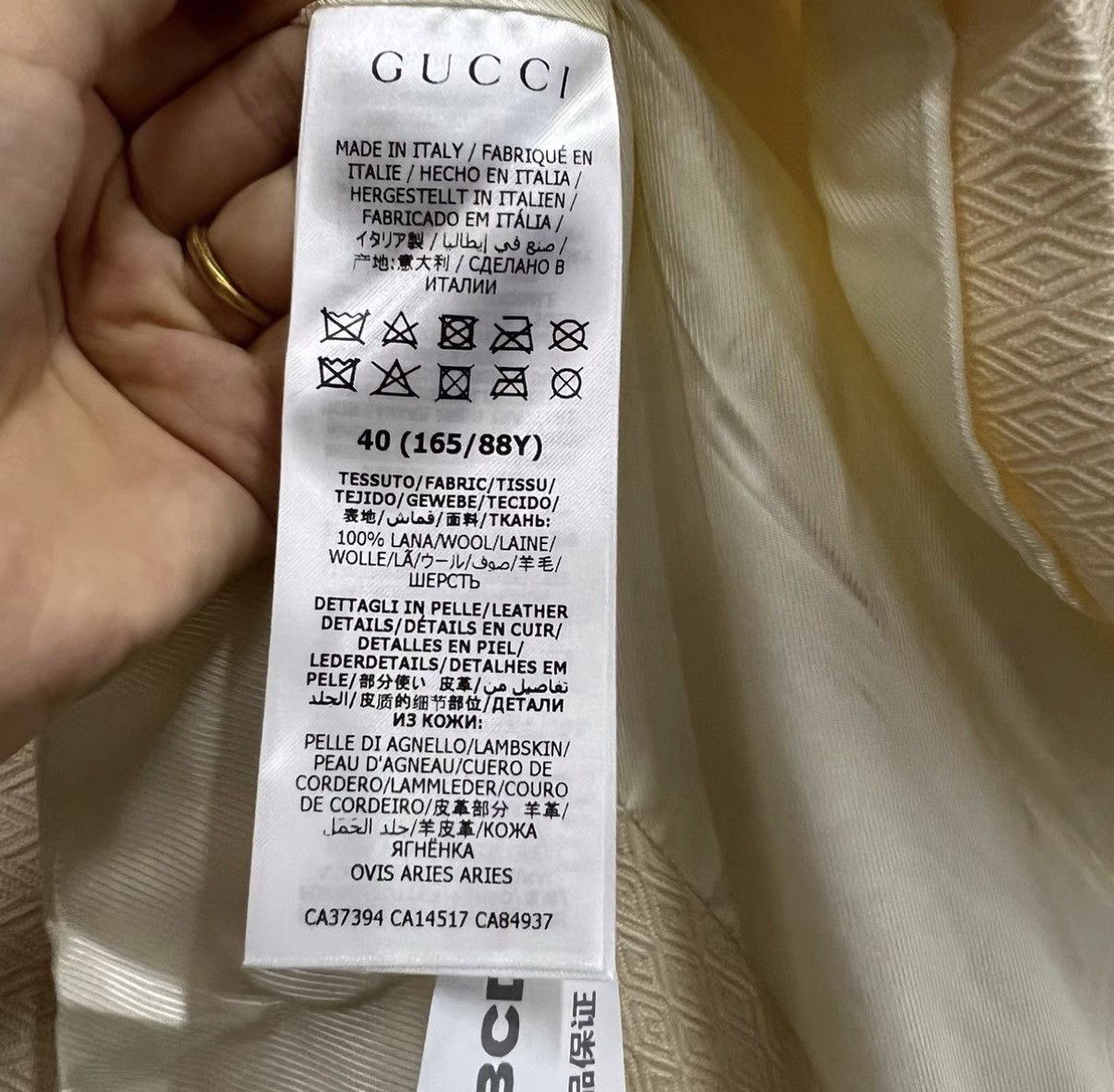 Gucci Gucci Horsebit Argyle Wool Jacket J41 Size S / US 4 / IT 40 - 4 Thumbnail