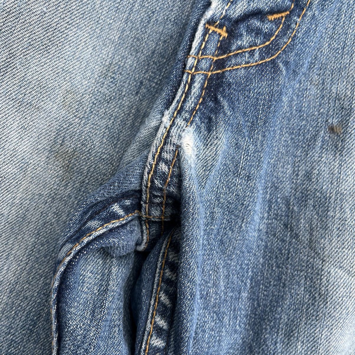 Levi's Vintage Levis 527 Flare Bootcut Bell Bottom Jeans Distressed Size US 32 / EU 48 - 6 Thumbnail