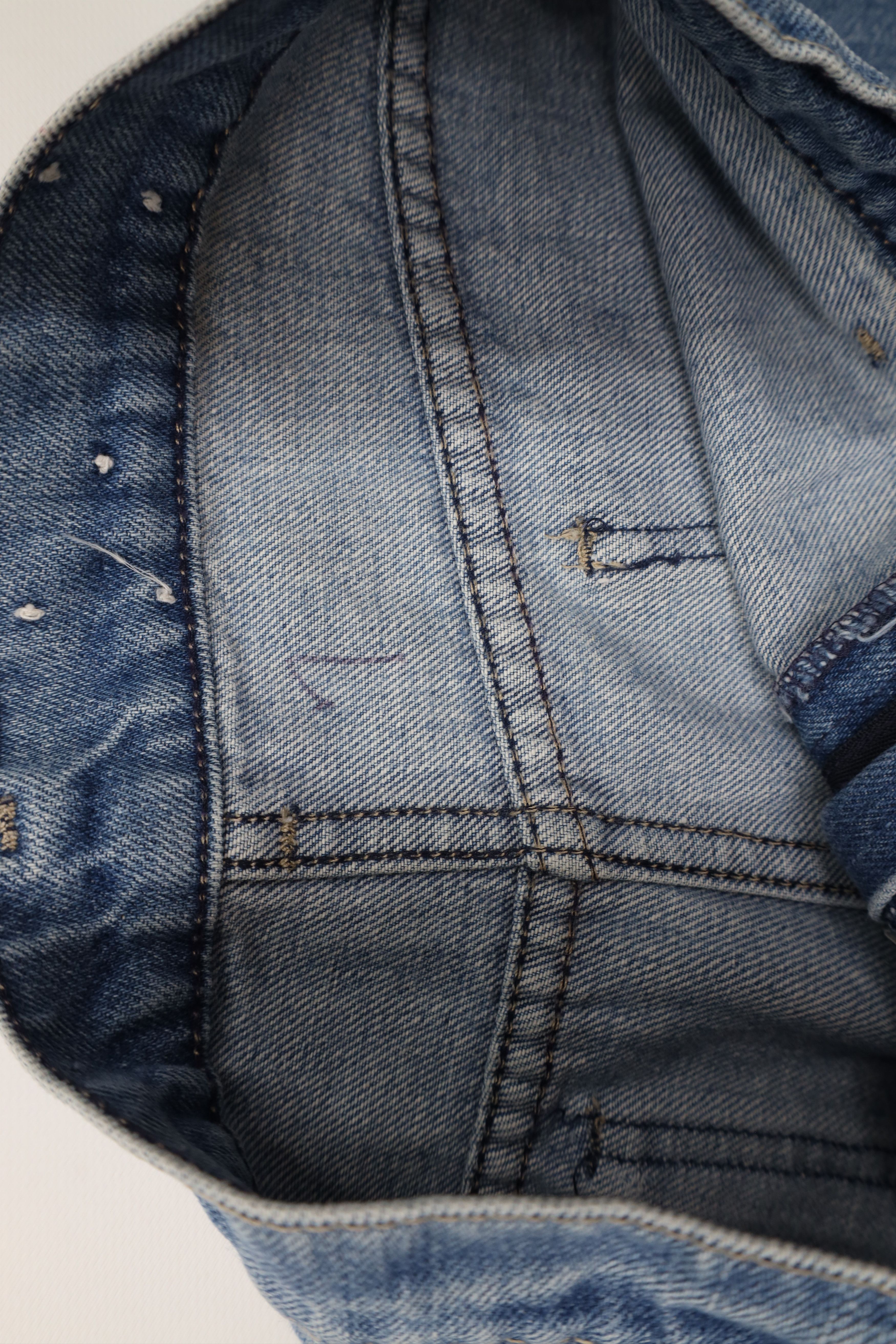 Vintage Vintage 90s Streetwear High Waisted Tapered Leg Jeans USA Size 26" / US 2 / IT 38 - 8 Thumbnail