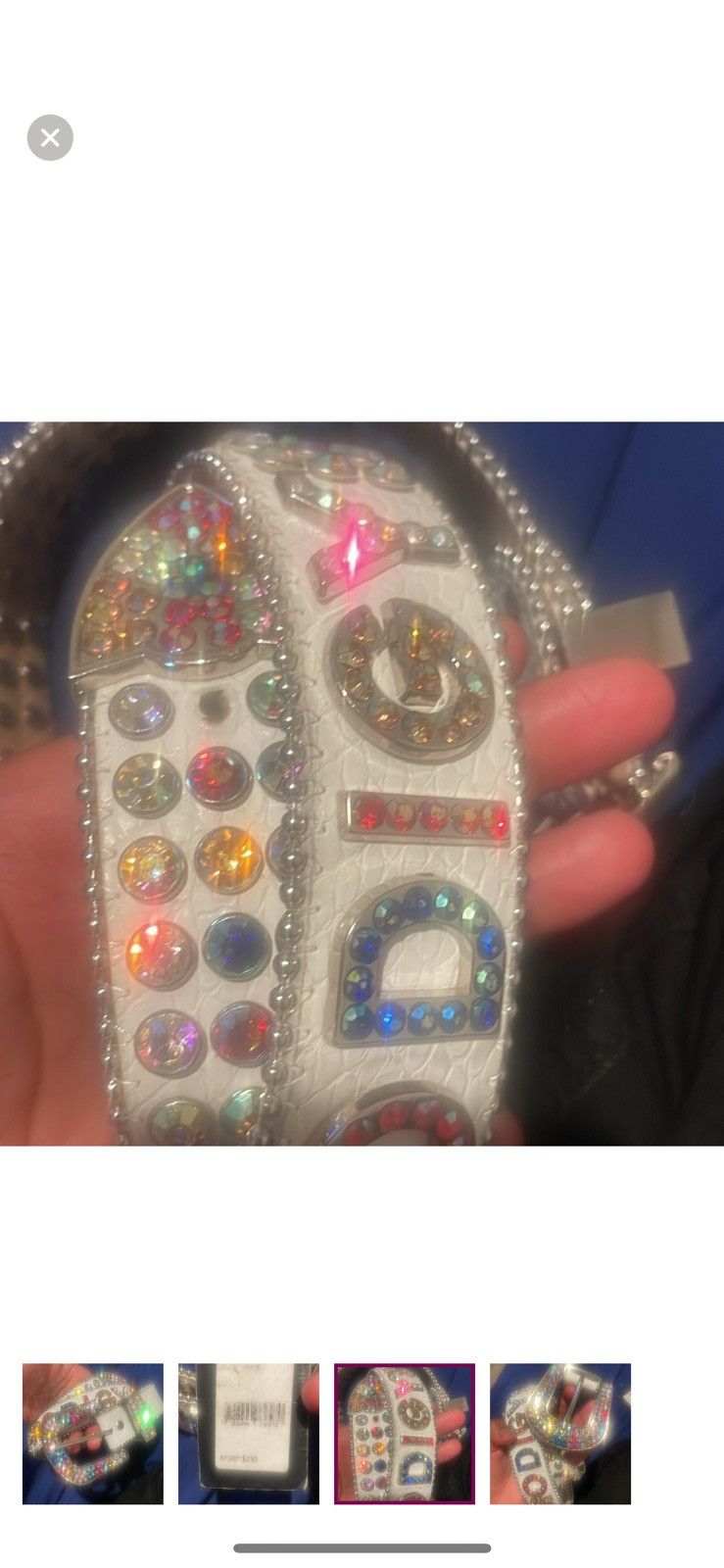 Designer Rhinestone Belt Size ONE SIZE - 5 Thumbnail