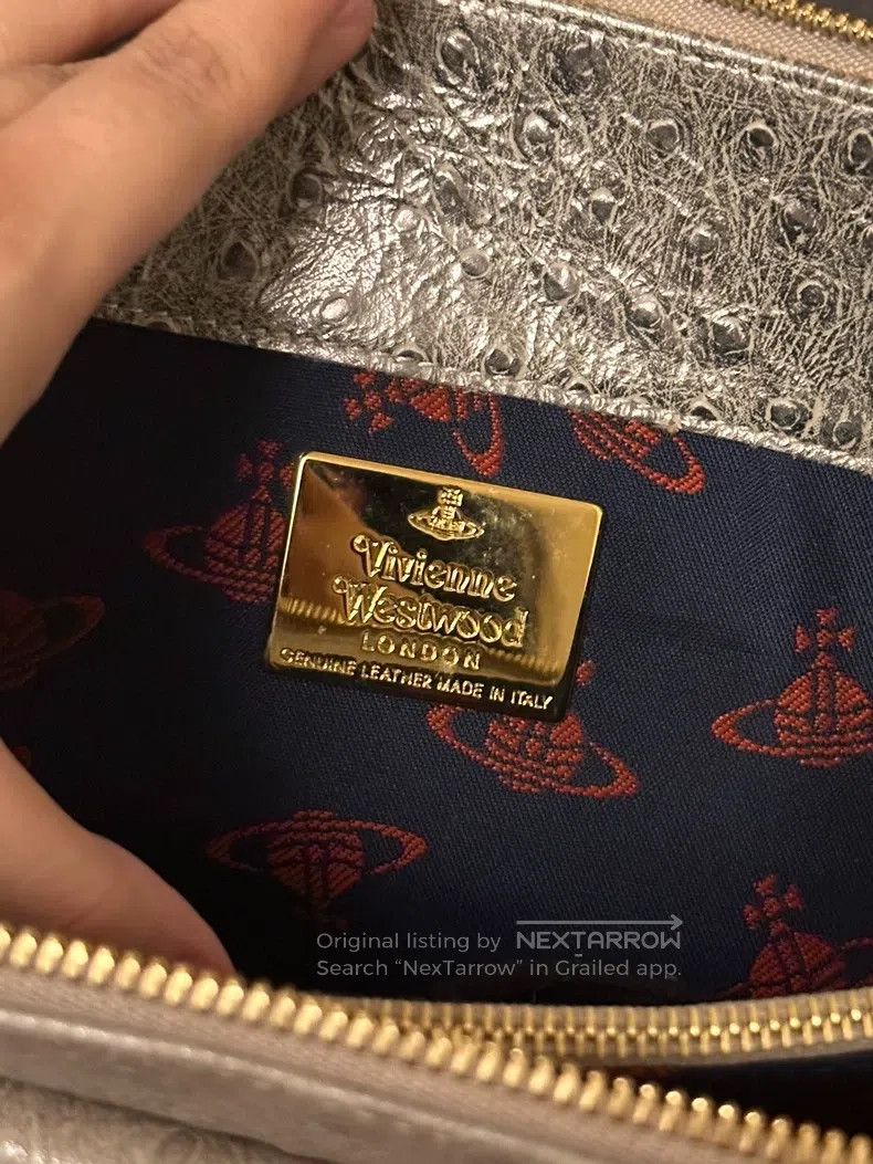 Vivienne Westwood Vivienne Westwood size os Saturn elephant gray ostrich skin Size ONE SIZE - 6 Thumbnail