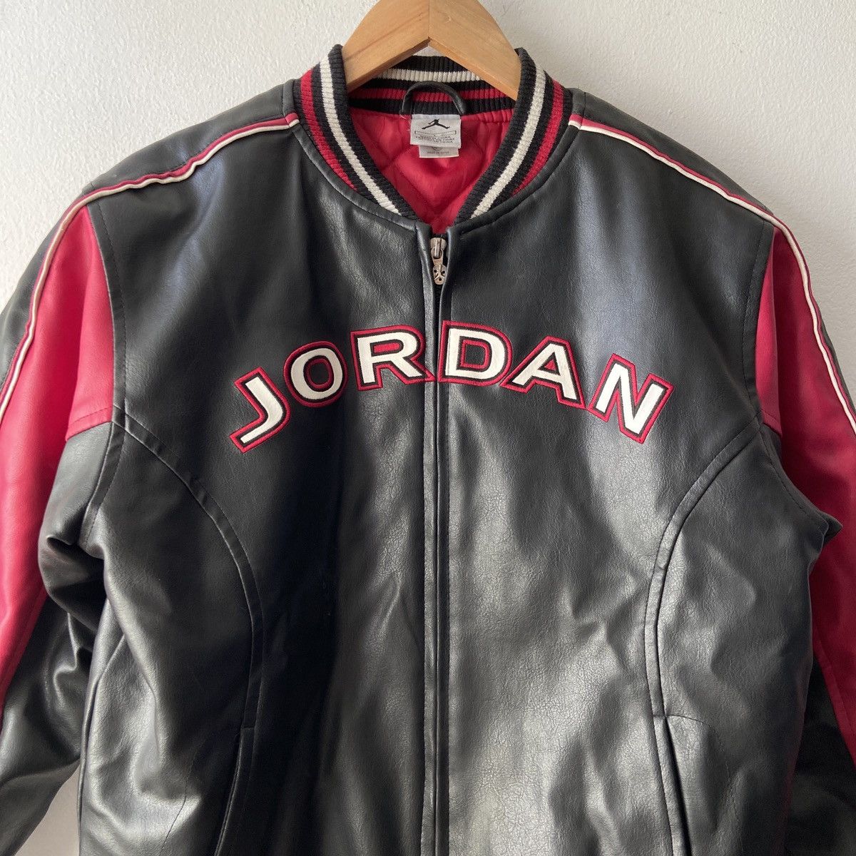 Jordan Brand Michael Jordan Vintage Leather Bomber Jacket Size US S / EU 44-46 / 1 - 2 Thumbnail