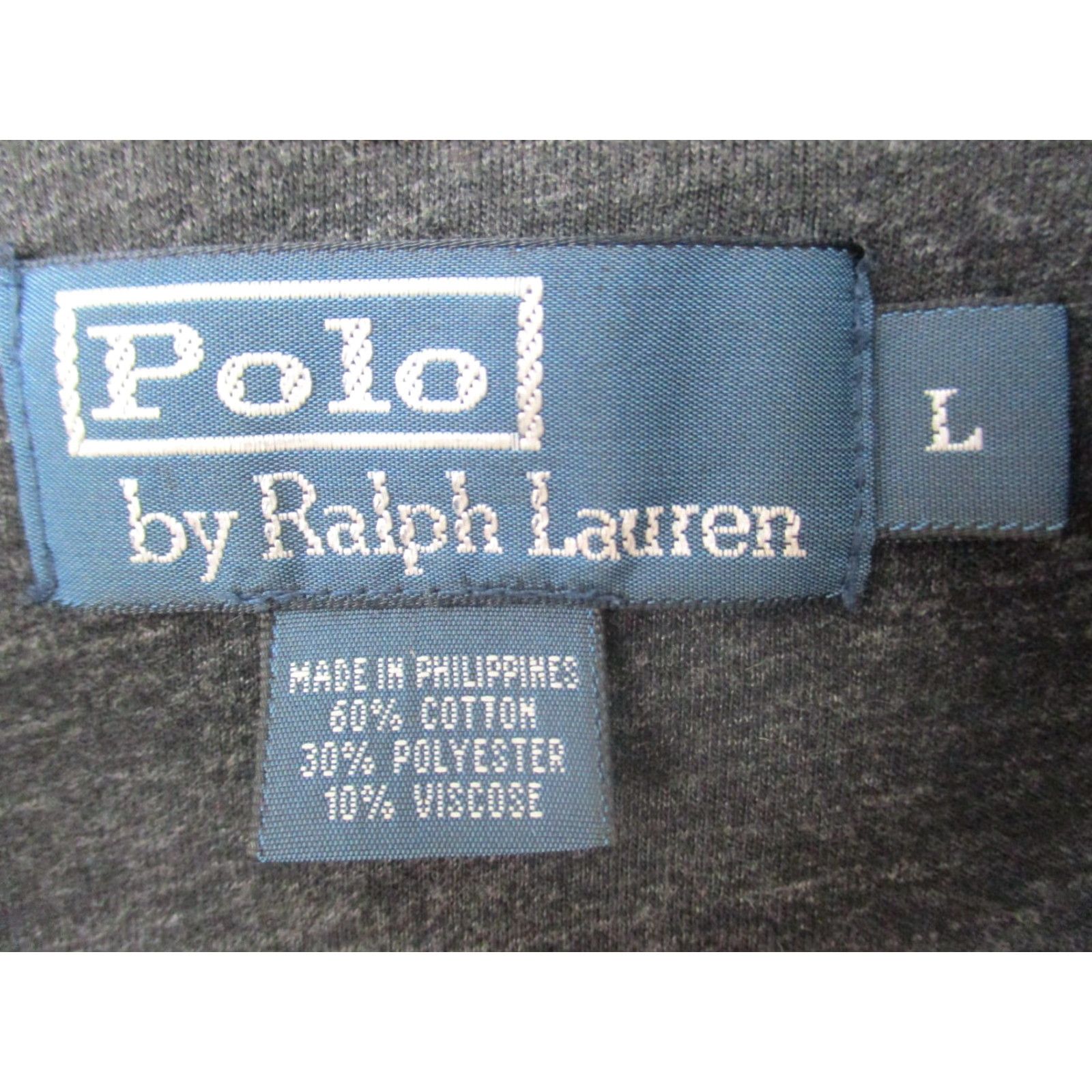 Ralph Lauren Polo Ralph Lauren Large Heather Gray Shawl Collar Fisherman Cardigan Sweater RRL Size US L / EU 52-54 / 3 - 3 Thumbnail