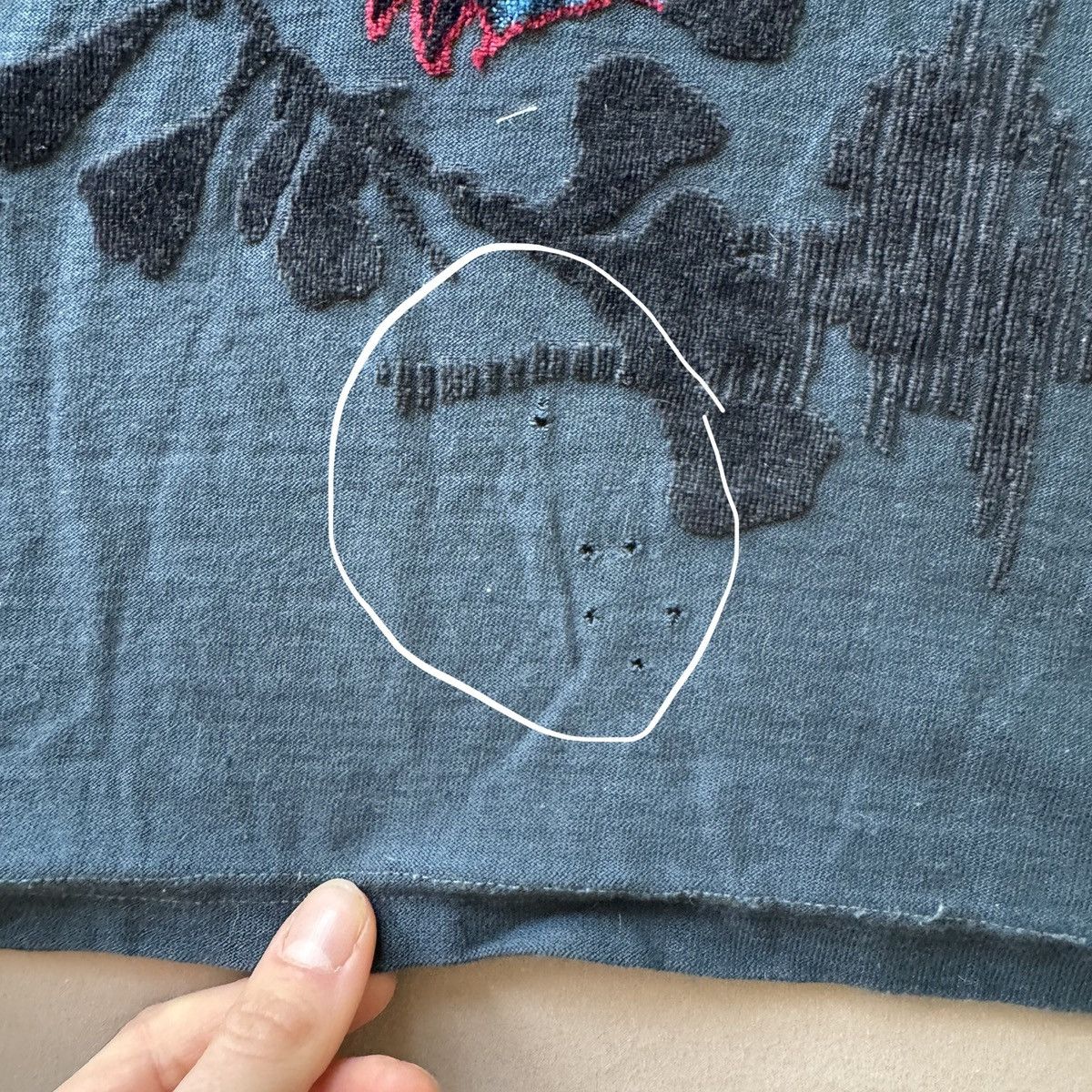 Ermenegildo Zegna Ermenegildo Zegna Embroidered Floral Tee Size US XS / EU 42 / 0 - 4 Thumbnail