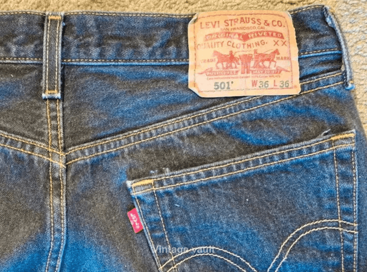 Levi's Vintage Clothing Levi's 501XX Jeans 36x36 - Mexico - Dark Wash Size US 36 / EU 52 - 5 Thumbnail