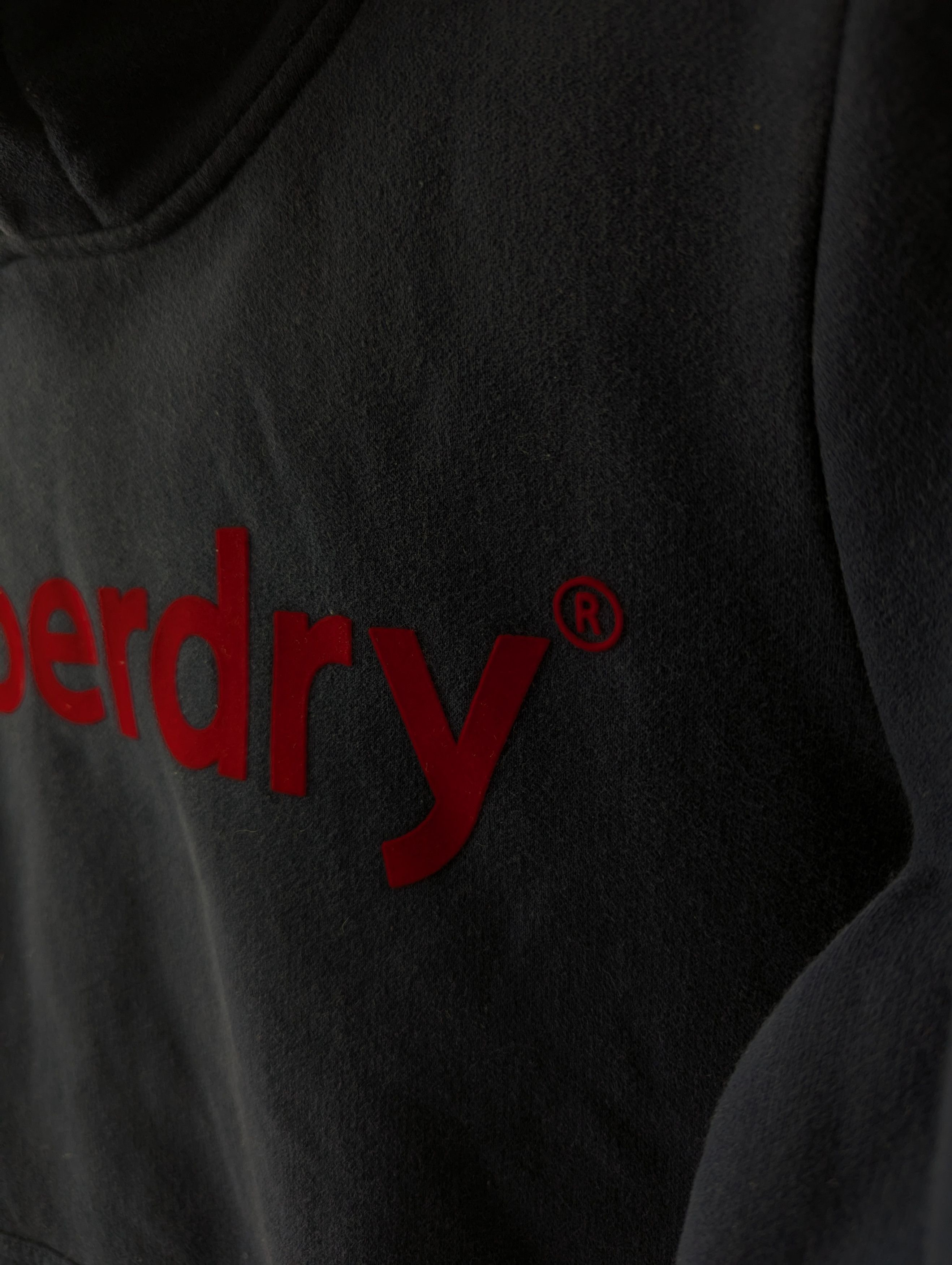 Superdry Superdry Logo Hoodie Navy Red Streetwear Skate Y2K Size M / US 6-8 / IT 42-44 - 6 Thumbnail