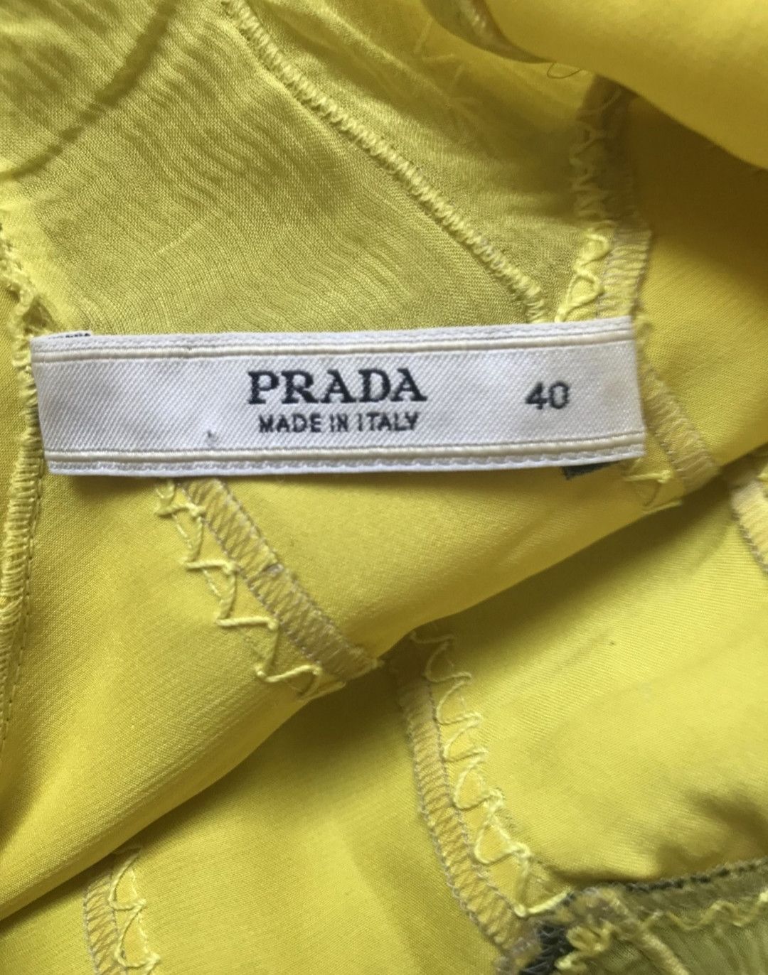 Prada Prada Vintage Silk Blouse Size S / US 4 / IT 40 - 3 Thumbnail