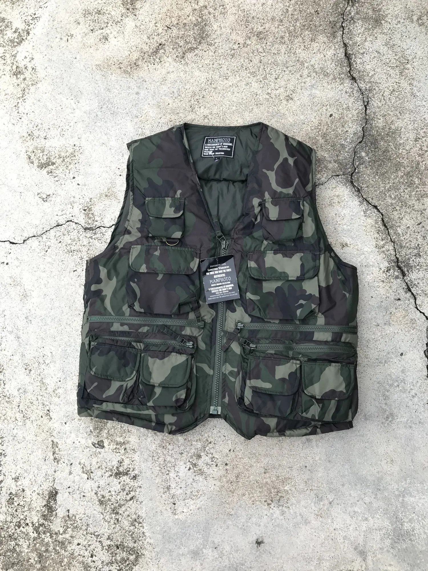 Japanese Brand Military Fatigue Down Feathers Jacket Size US L / EU 52-54 / 3 - 1 Thumbnail