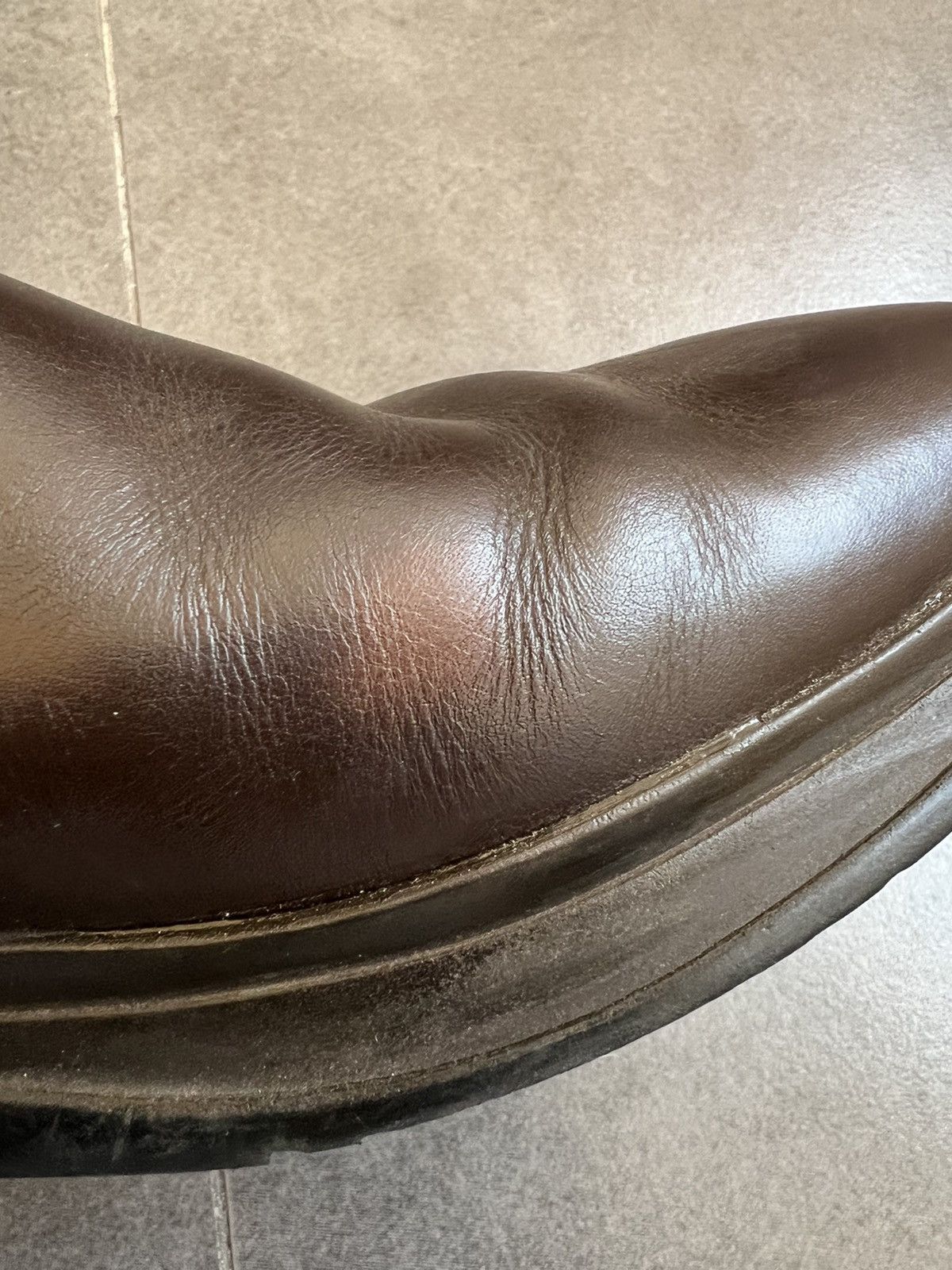 Prada × Vintage Rare Prada vintage 90s red tab Chelsea ankle boots Size US 9 / IT 39 - 11 Thumbnail