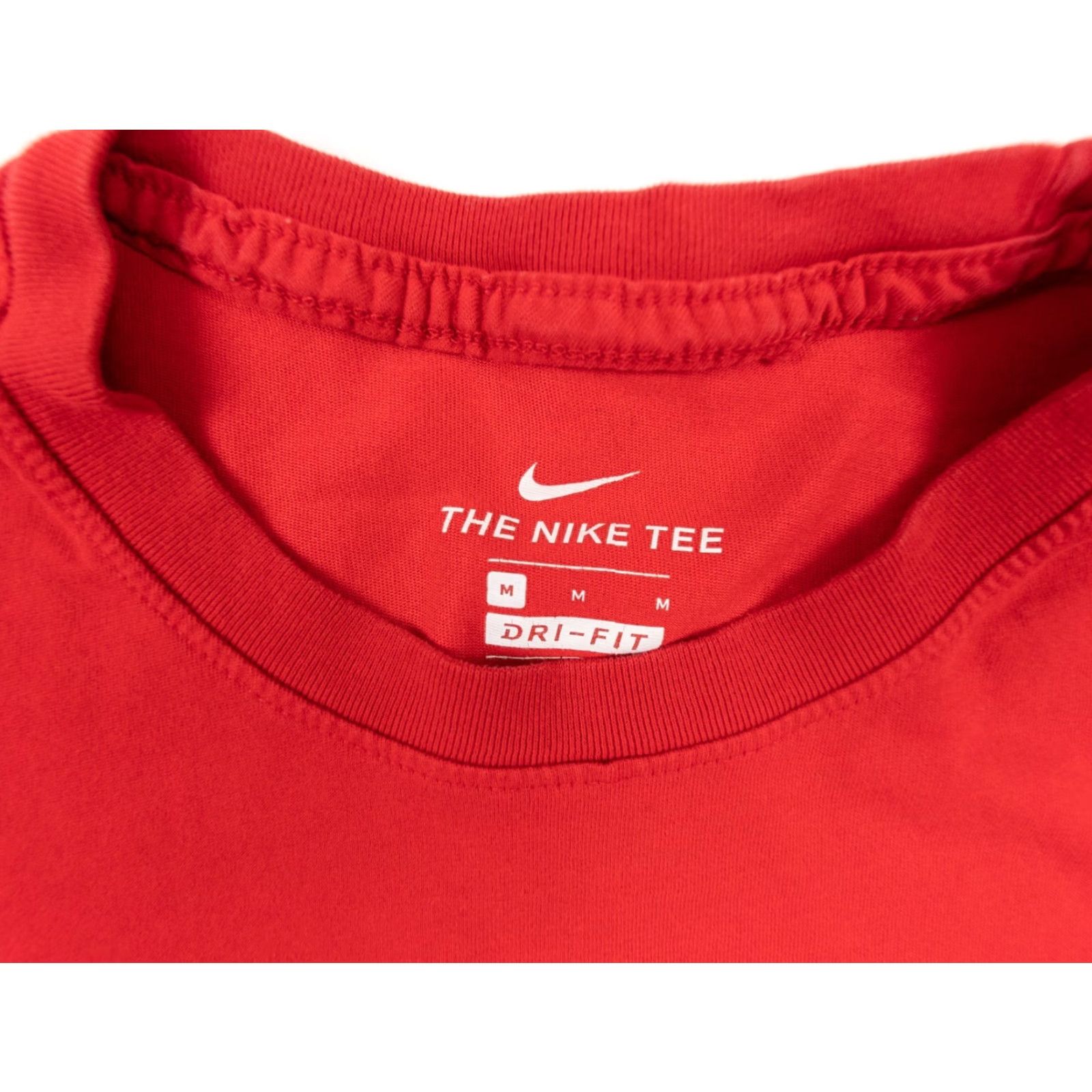 Nike Nike Dri-Fit Graphic Tee Adult Medium Red Short Sleeve Casual Mens Size US M / EU 48-50 / 2 - 4 Thumbnail