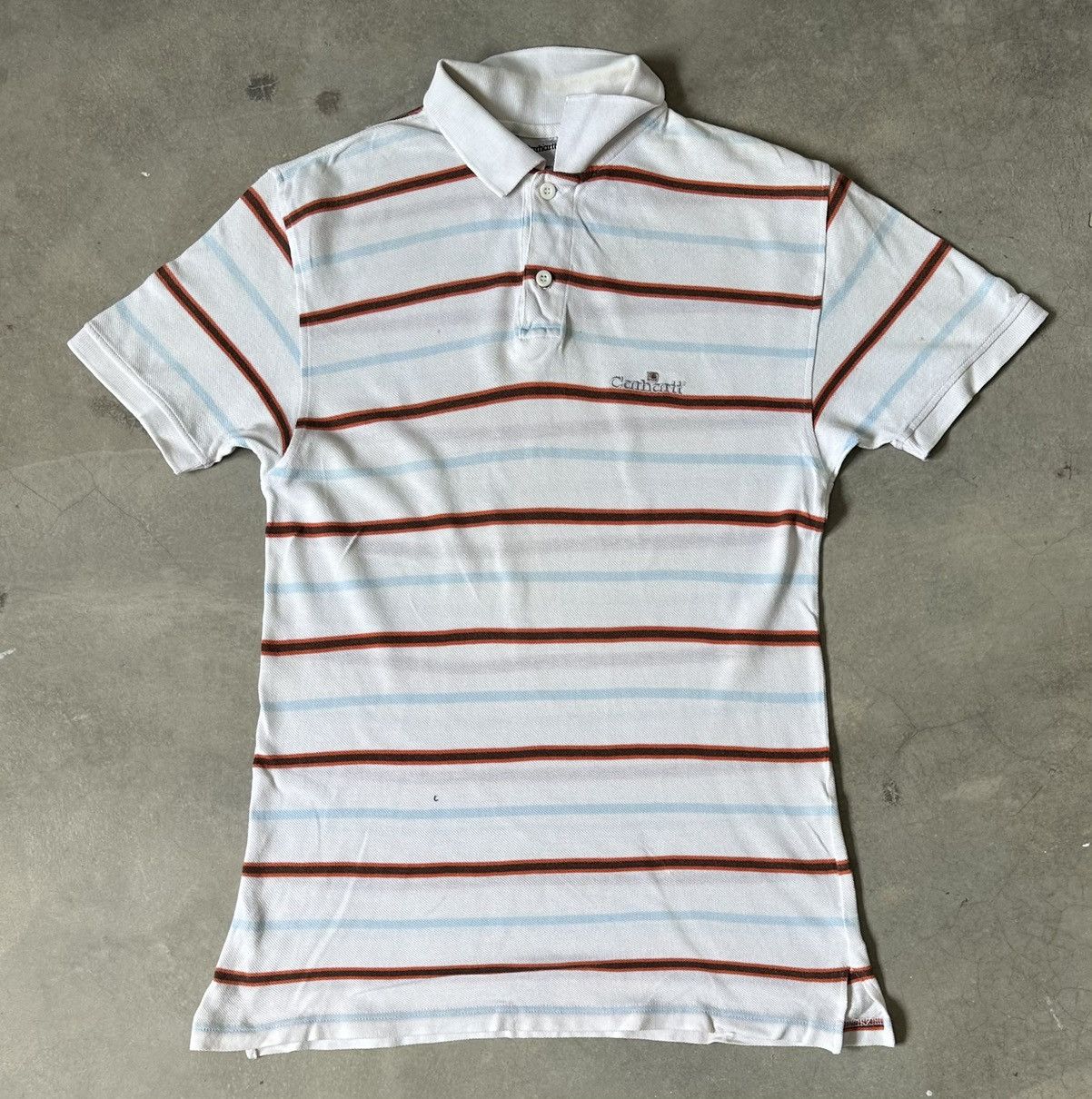Carhartt VINTAGE CARHARTT STRIPES POLO TEE Size US M / EU 48-50 / 2 - 1 Thumbnail