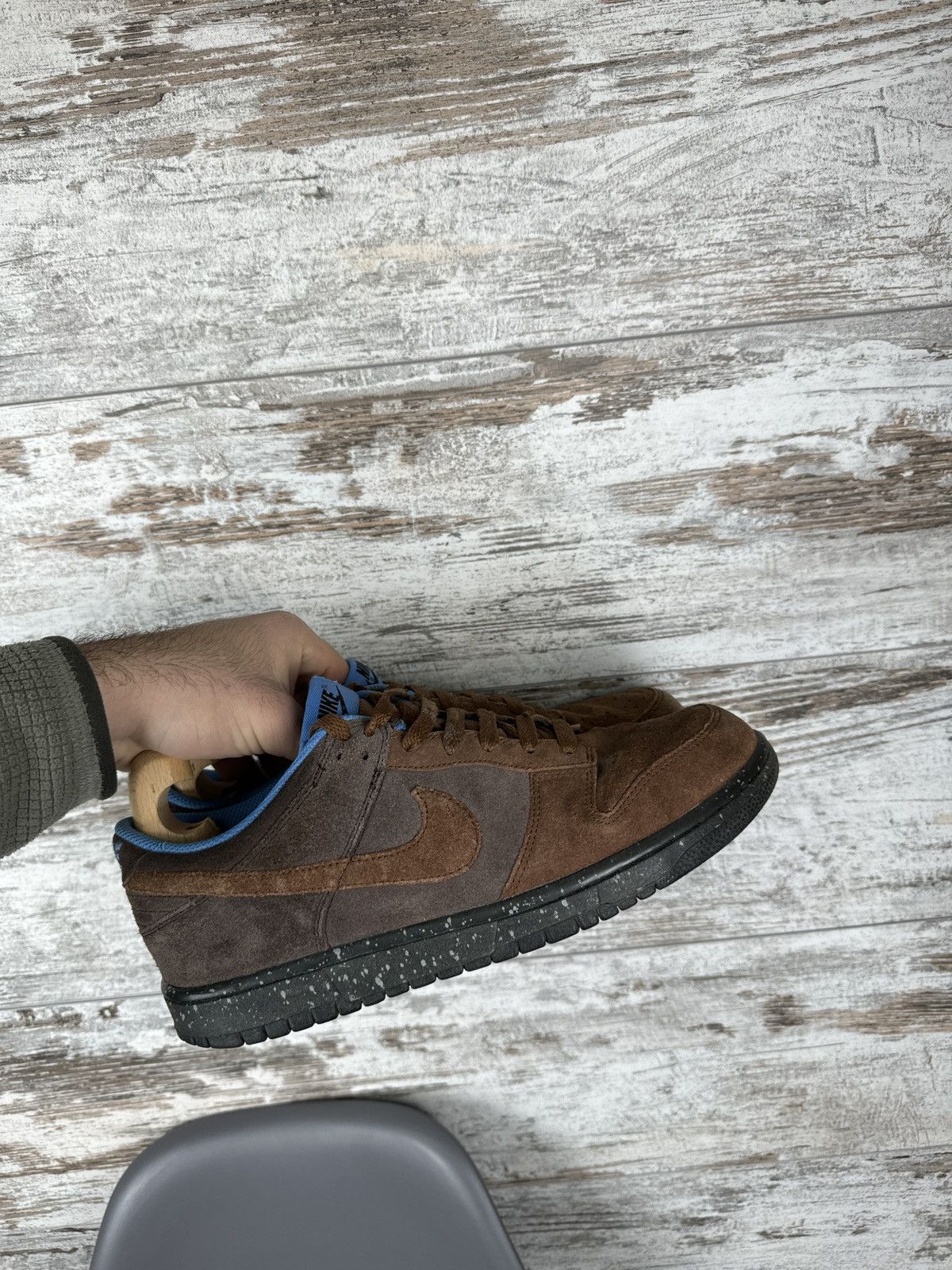 Nike × Vintage Mens Vintage Nike dunk low cl brown sneakers size 42,5 y2k Size US 9 / EU 42 - 13 Thumbnail