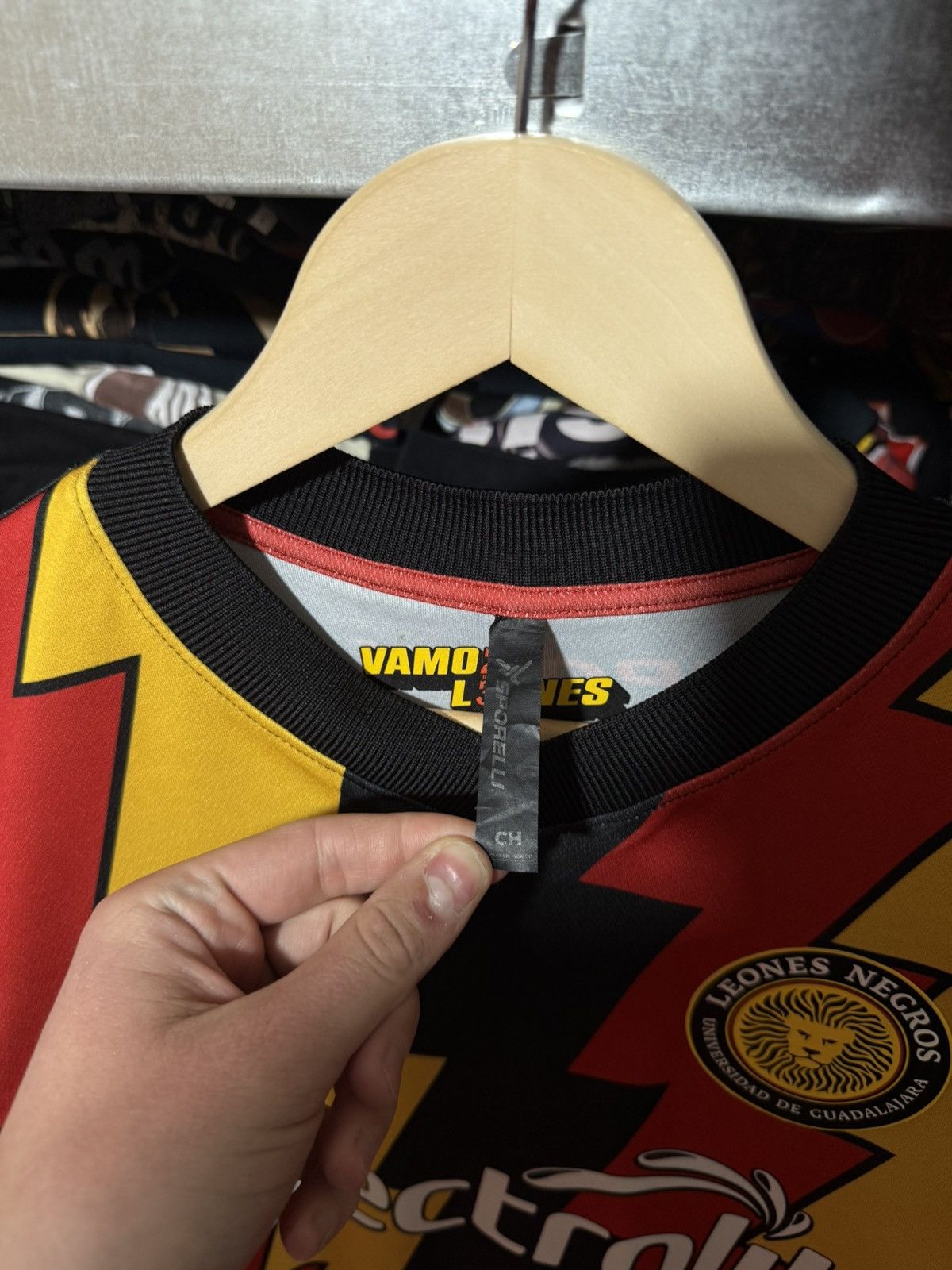 Vintage Sporelli Leones Negros 2022 2023 Home Soccer Football Jersey Size US M / EU 48-50 / 2 - 9 Thumbnail