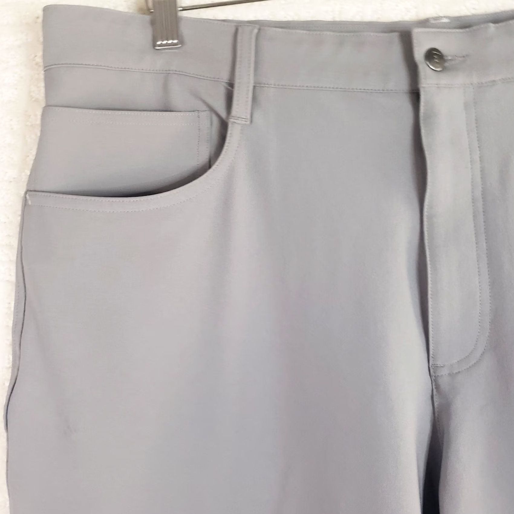Footjoy FootJoy FJ Men's Athletic Fit Performance Stretch Golf Pants Gray Size 38 x 30 Size US 38 / EU 54 - 4 Thumbnail