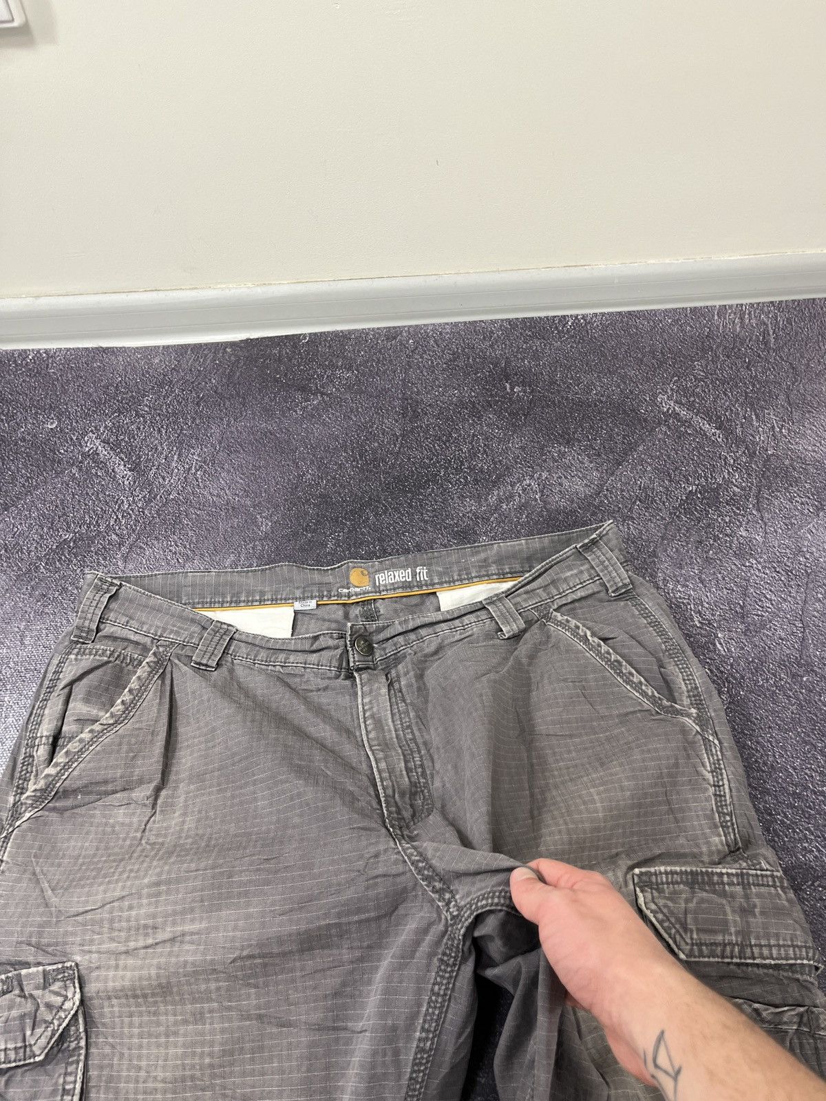 Carhartt Vintage Carhartt American Hype Workwear Baggy Cargo Pants Size US 38 / EU 54 - 15 Thumbnail