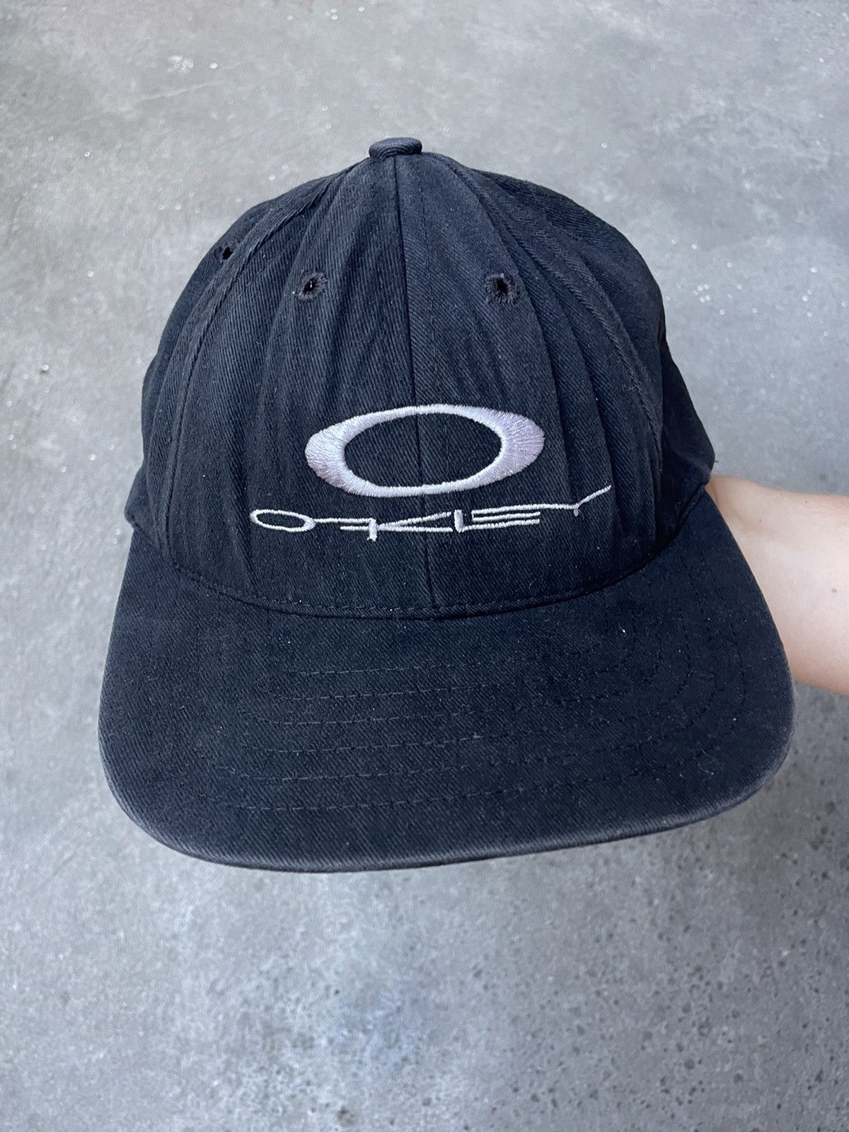 帽子 vintage made in USA OAKEY black cap vintage made in USA OAKEY black cap