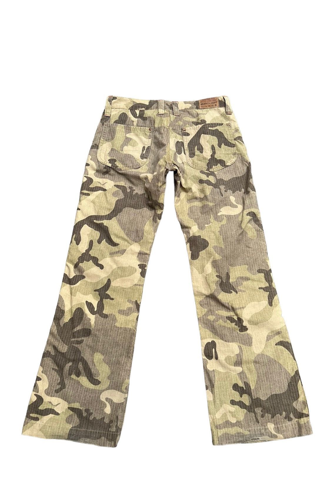 Designer Brand MEDICAL BRANCH Ripstop Camo Flare Trouser Pant Size US 28 / EU 44 - 2 Thumbnail