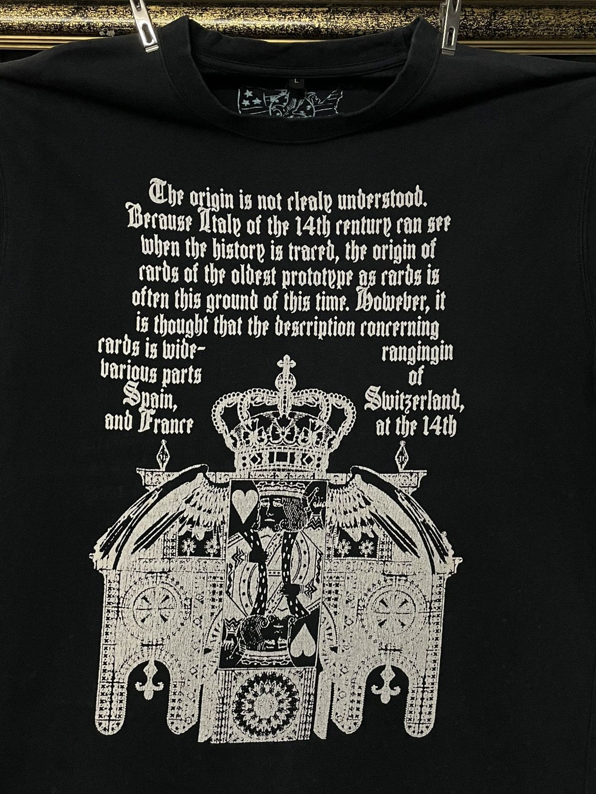 Japanese Brand Vintage Japan Designer Goldexperience The Origin Poem Tshirt Size US M / EU 48-50 / 2 - 3 Thumbnail