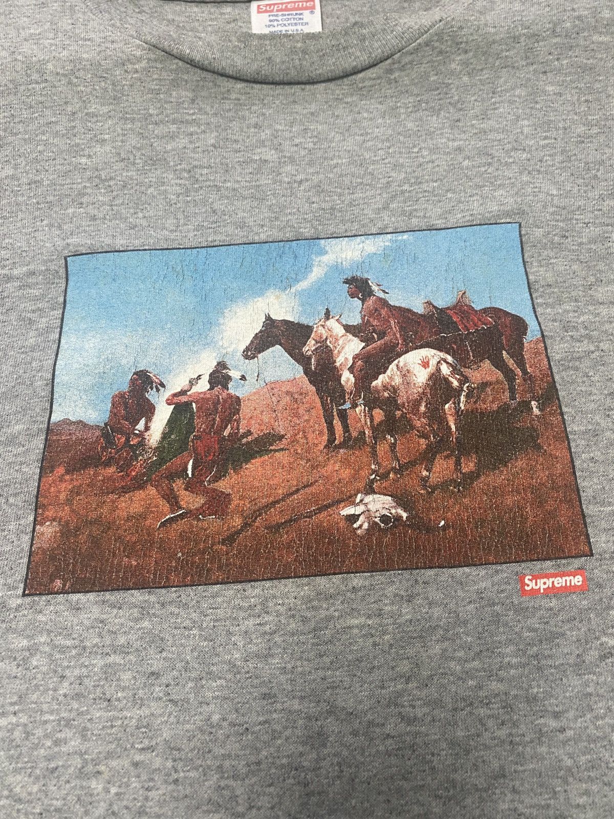 Supreme ‼️RARE‼️SUPREME 2010 “1871 NATIVE AMERICAN” VINTAGE SHIRT TEE🔥 Size US L / EU 52-54 / 3 - 6 Thumbnail
