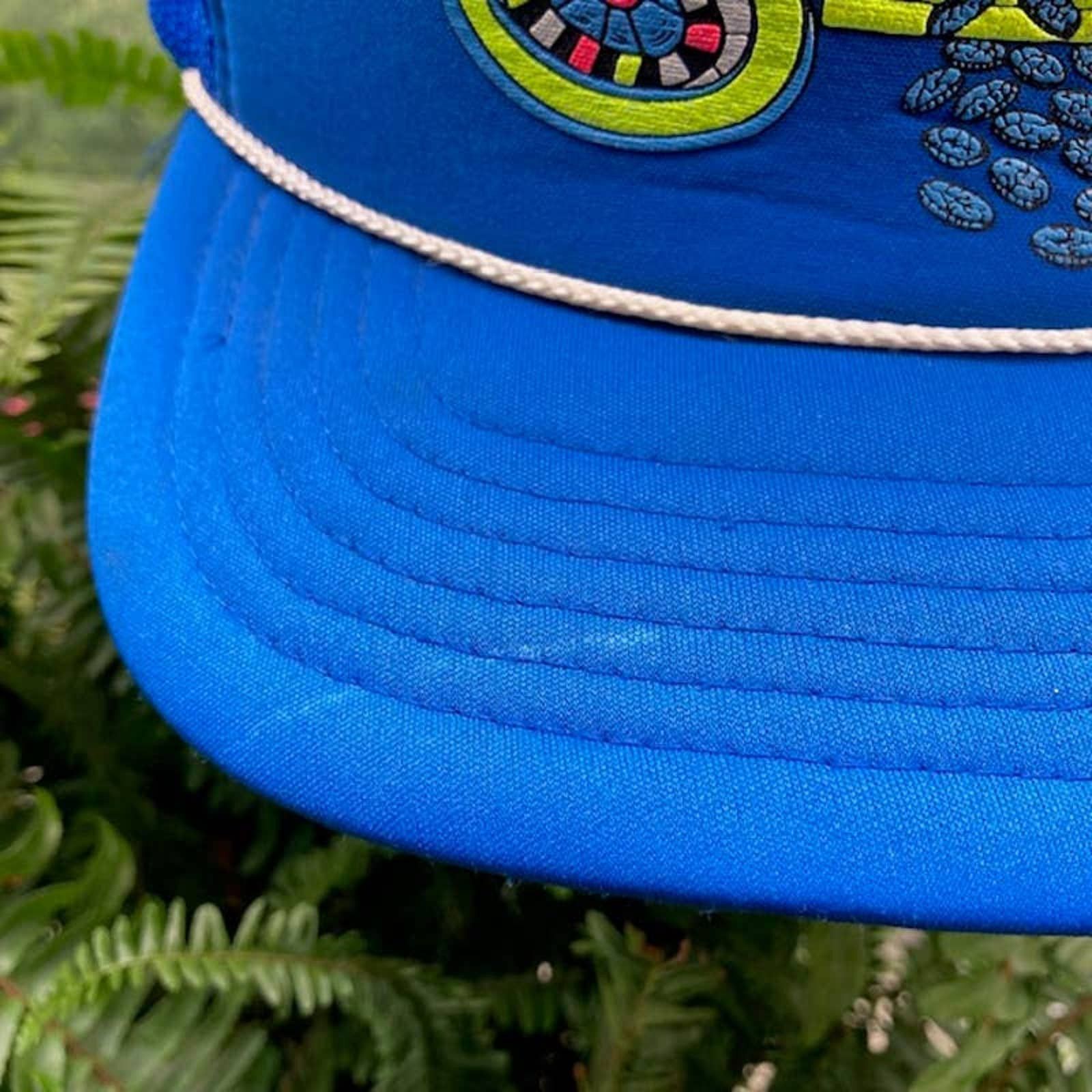 Vintage Vintage Las Vegas Trucker Snapback Hat O / S Blue Size ONE SIZE - 4 Thumbnail
