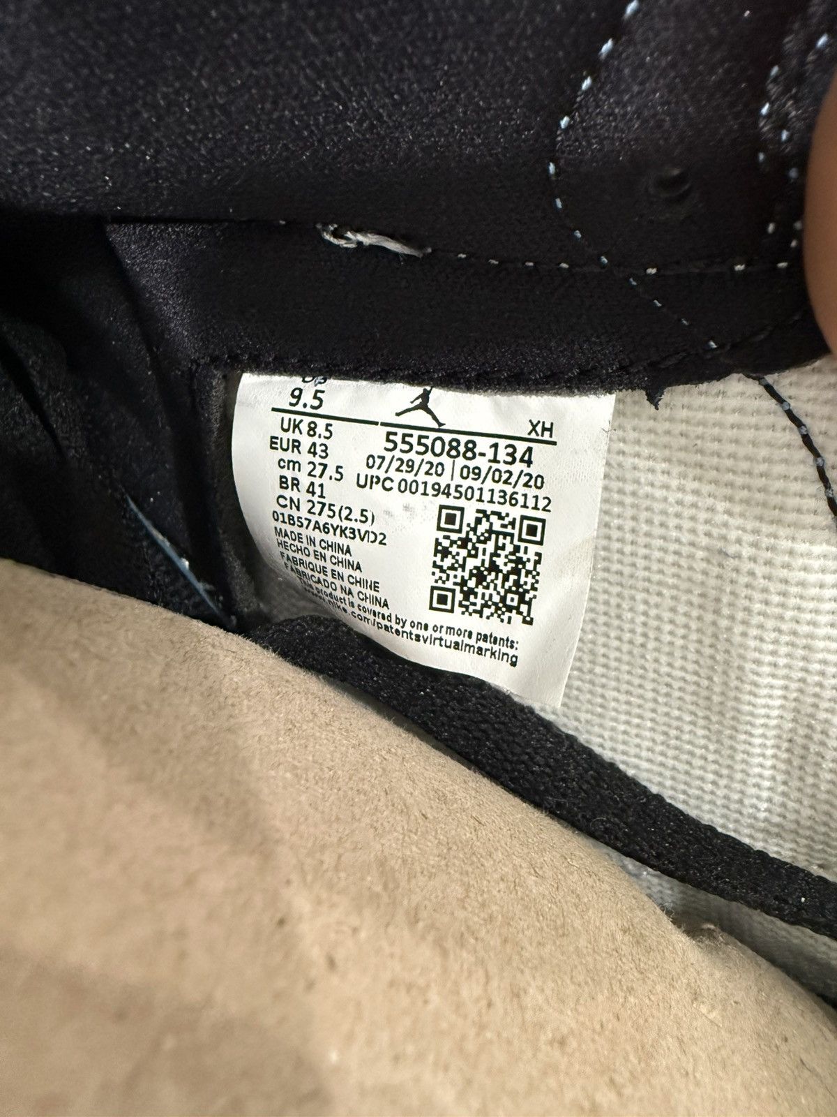 Nike Carolina blue Jordan 1s Size US 9.5 / EU 42-43 - 11 Thumbnail