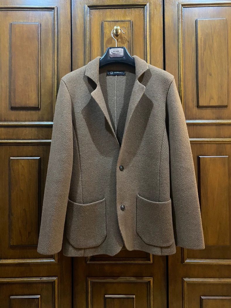 Versace Versace Cashmere blazer Size M / US 6-8 / IT 42-44 - 1 Thumbnail