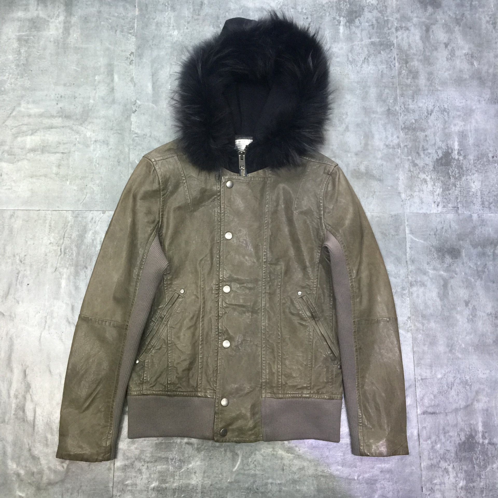 5cm 5CM Sheepskin Hooded Jacket Size US M / EU 48-50 / 2 - 1 Thumbnail