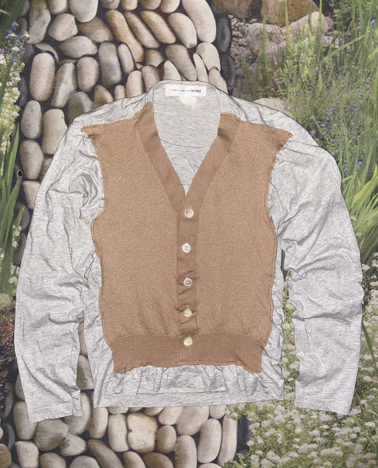 comme des garçons shirt】docking knit コムデギャルソンオム