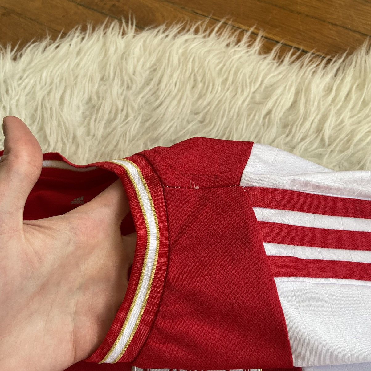Adidas 📌 Ajax Amsterdam 2022 Home Shirt Jersey Soccer kit tee Size US M / EU 48-50 / 2 - 10 Thumbnail