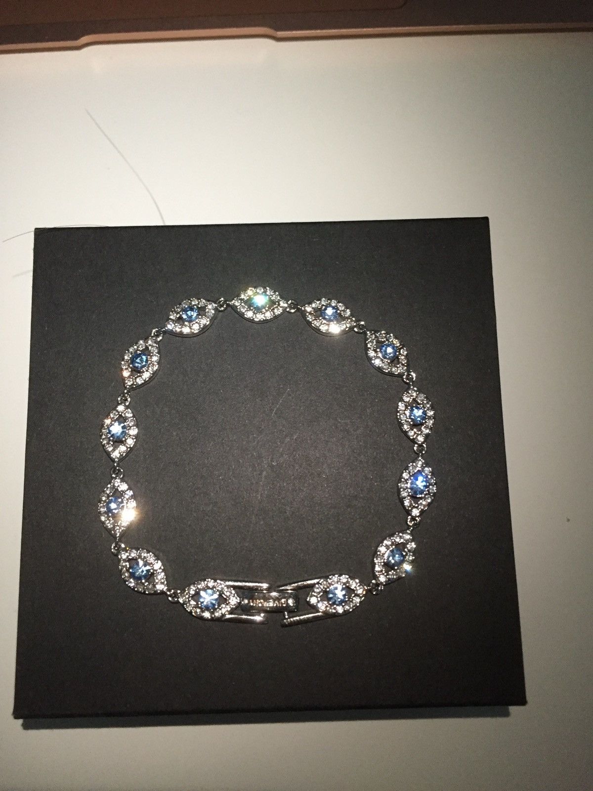 Givenchy Givenchy Crystal Flex Bracelet Blue Size ONE SIZE - 2 Thumbnail