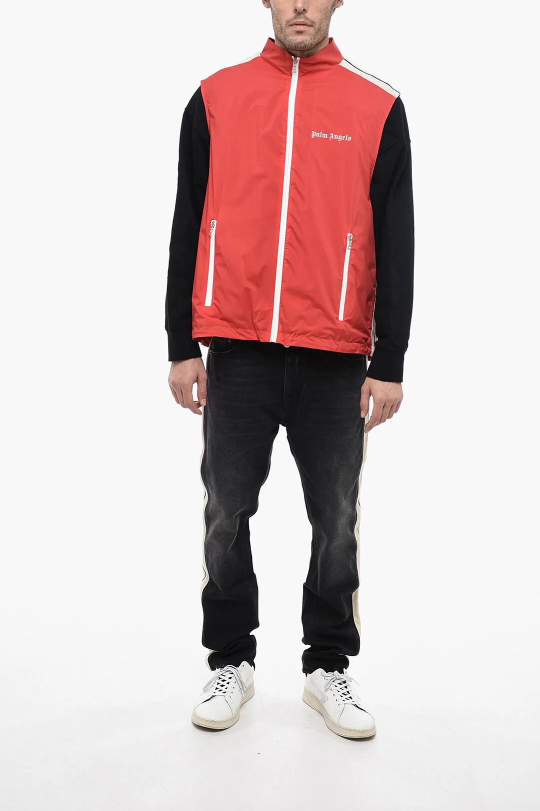 Palm Angels og1mm0326 Nylon Gilet in Red Size US M / EU 48-50 / 2 - 4 Thumbnail