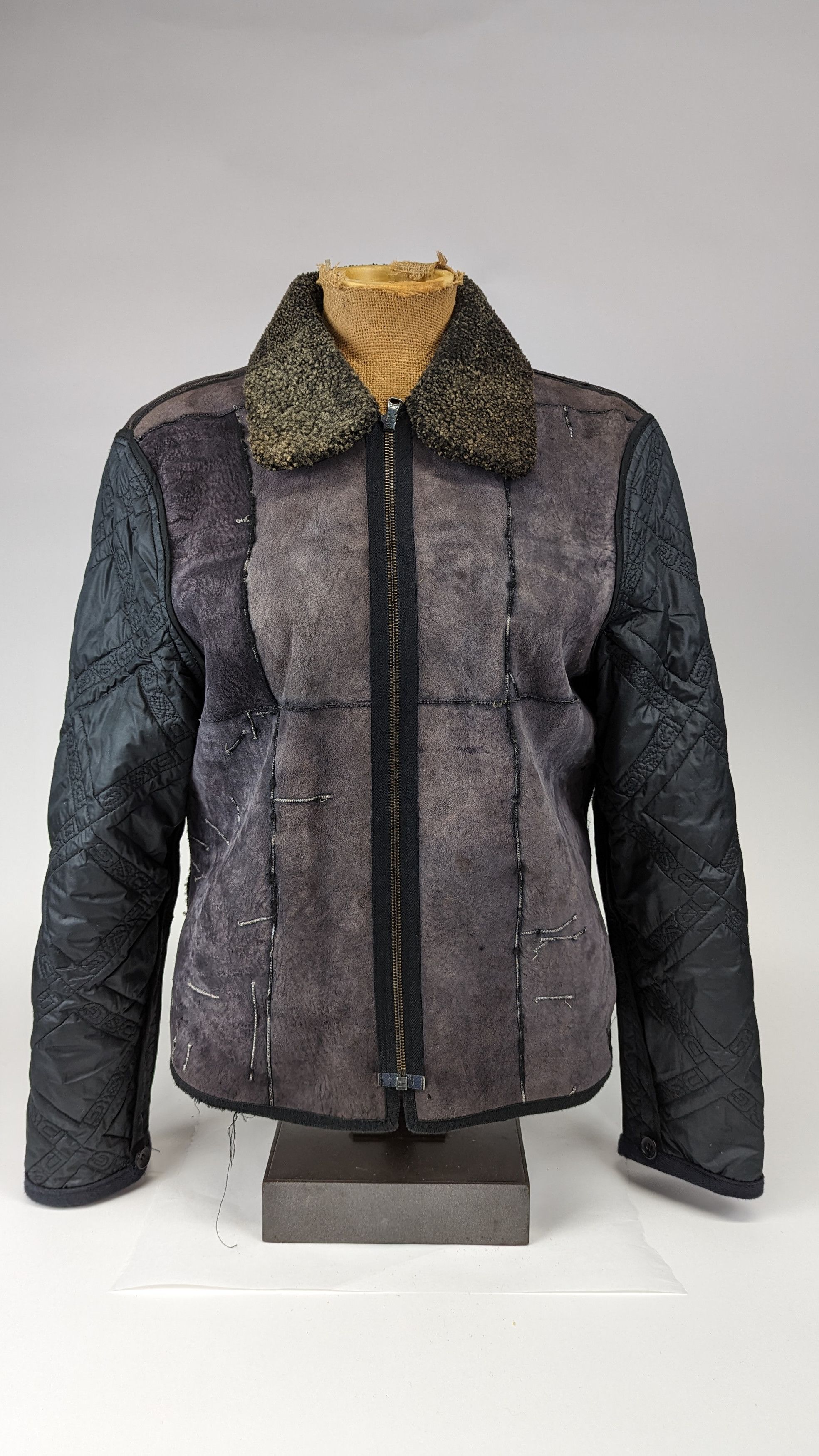 Dolce & Gabbana Dolce & Gabbana patchwork sheepskin jacket Size US M / EU 48-50 / 2 - 1 Thumbnail
