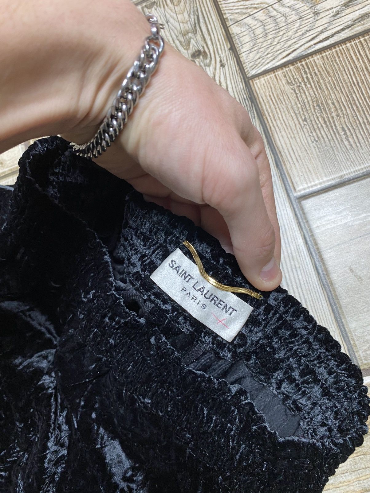 Saint Laurent Paris Saint laurent wide leg velvet trousers size 36 Size 36" / US 14 / IT 50 - 11 Thumbnail