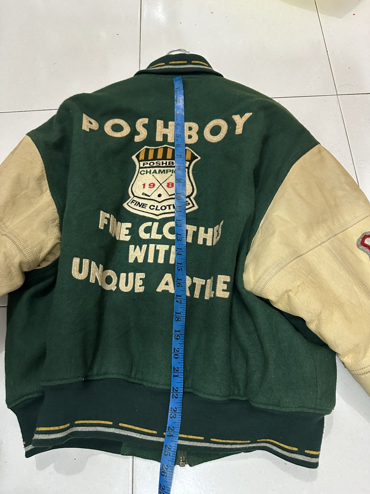 Vintage VTG POSH BOY Wool Varsity Jacket Size US L / EU 52-54 / 3 - 12 Thumbnail