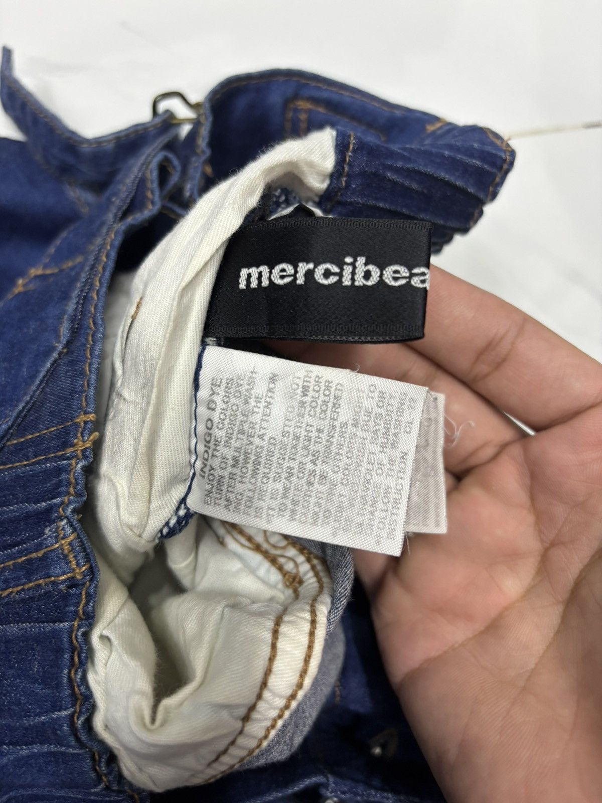 Issey Miyake × mercibeaucoup Vintage ISSEY MIYAKE MERCIBEAUCOUP BAGGY DENIM PANTS Size 28" / US 6 / IT 42 - 9 Thumbnail