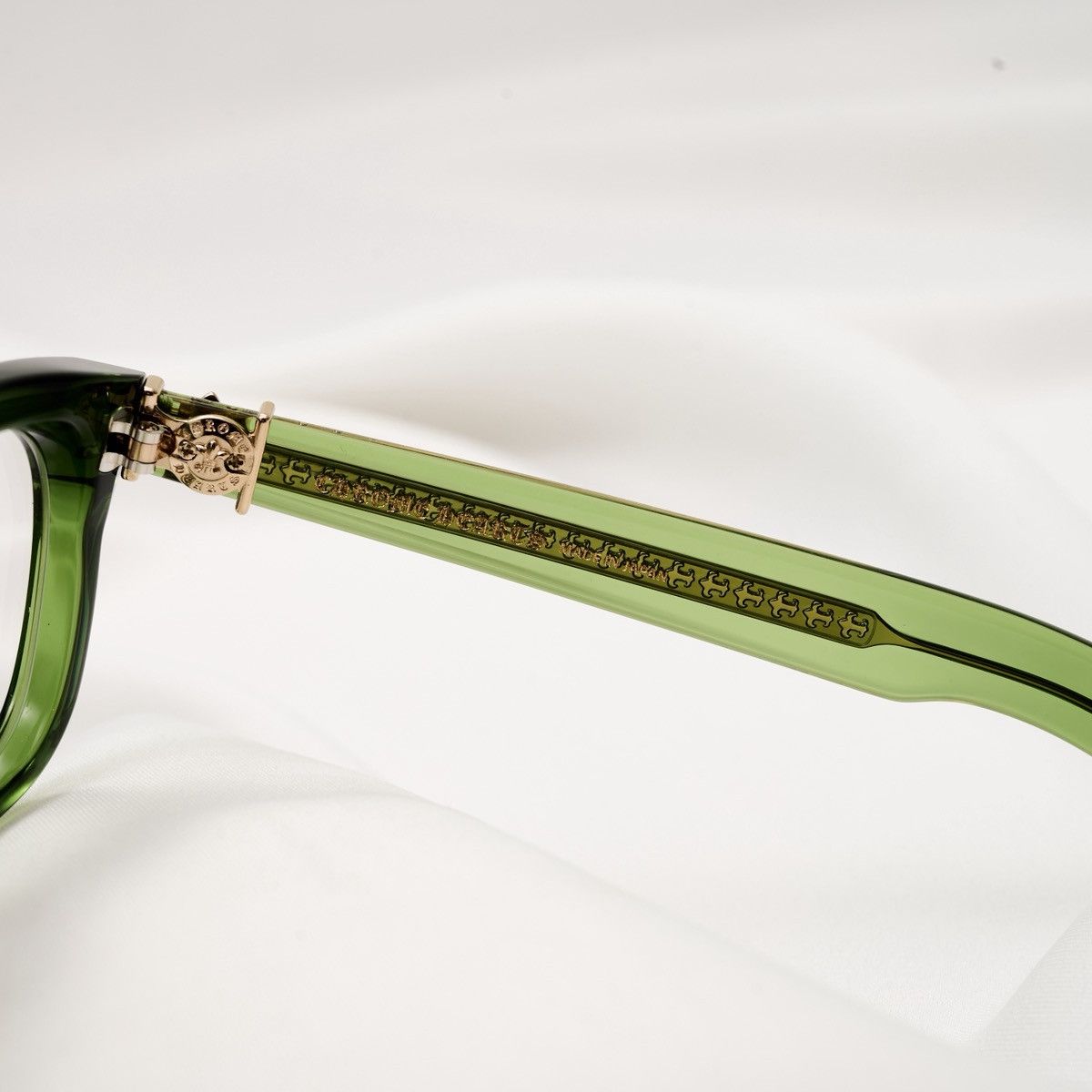 Chrome Hearts CHROME HEARTS SEE YOU IN TEA DARK OLIVE GLASSES Size ONE SIZE - 4 Thumbnail