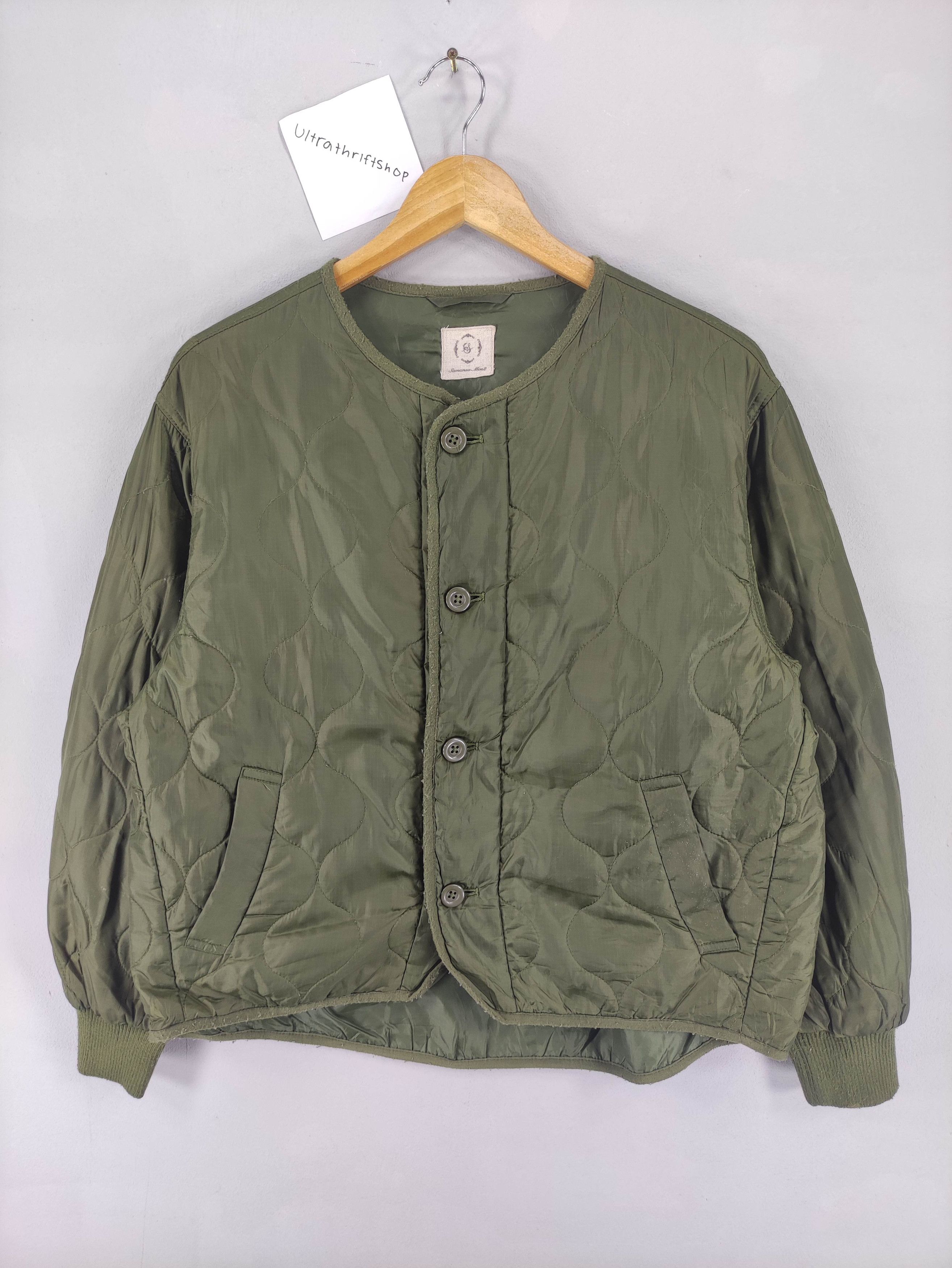 Japanese Brand Vintage samansa mos2 Quilted Jacket Size L / US 10 / IT 46 - 1 Thumbnail